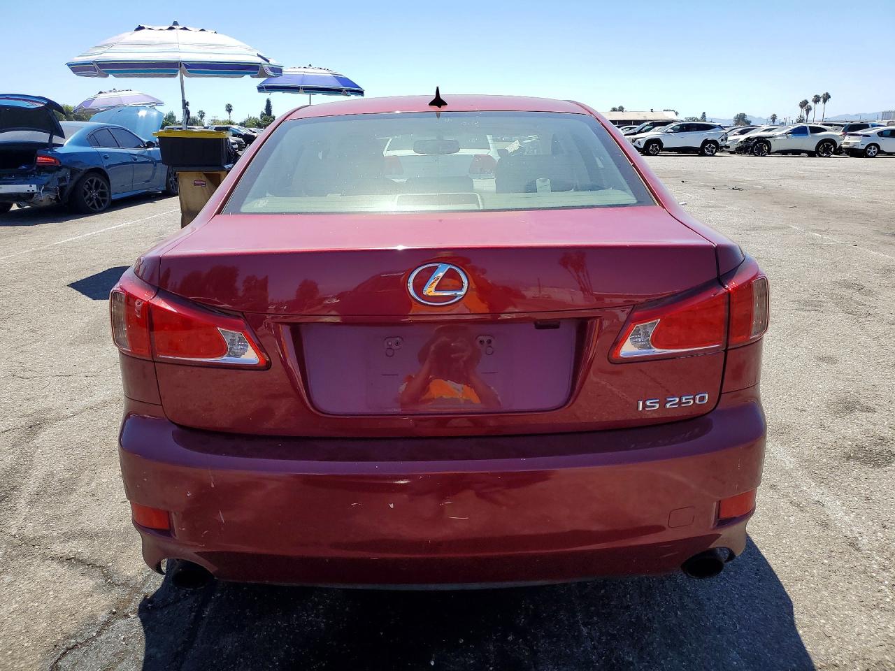 2012 Lexus Is 250 Base Красный vin: JTHBF5C20C5182726