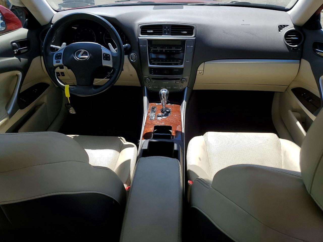 2012 Lexus Is 250 Base Красный vin: JTHBF5C20C5182726