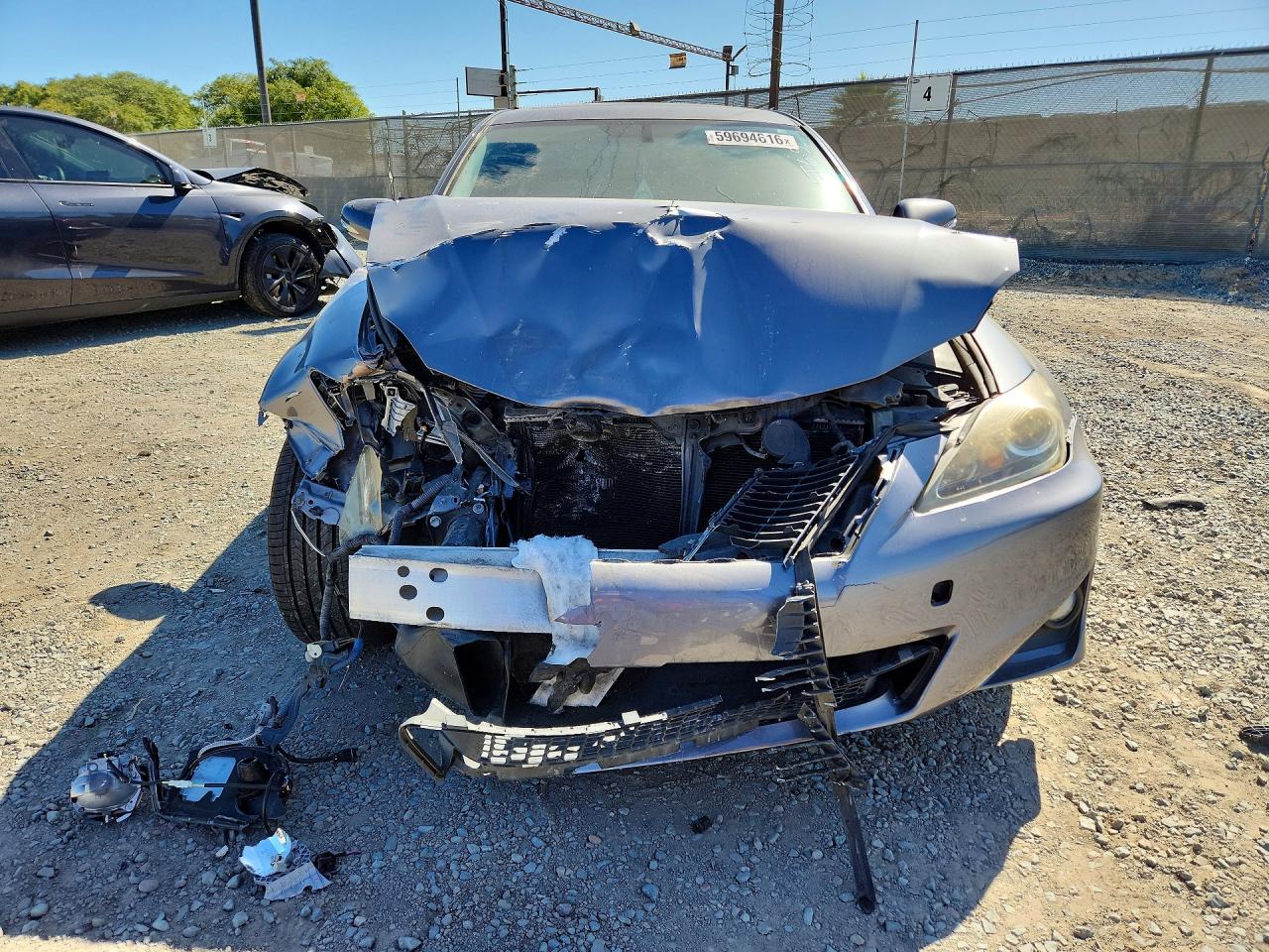 2013 Lexus Is 250 Gray vin: JTHBF5C20D5187183