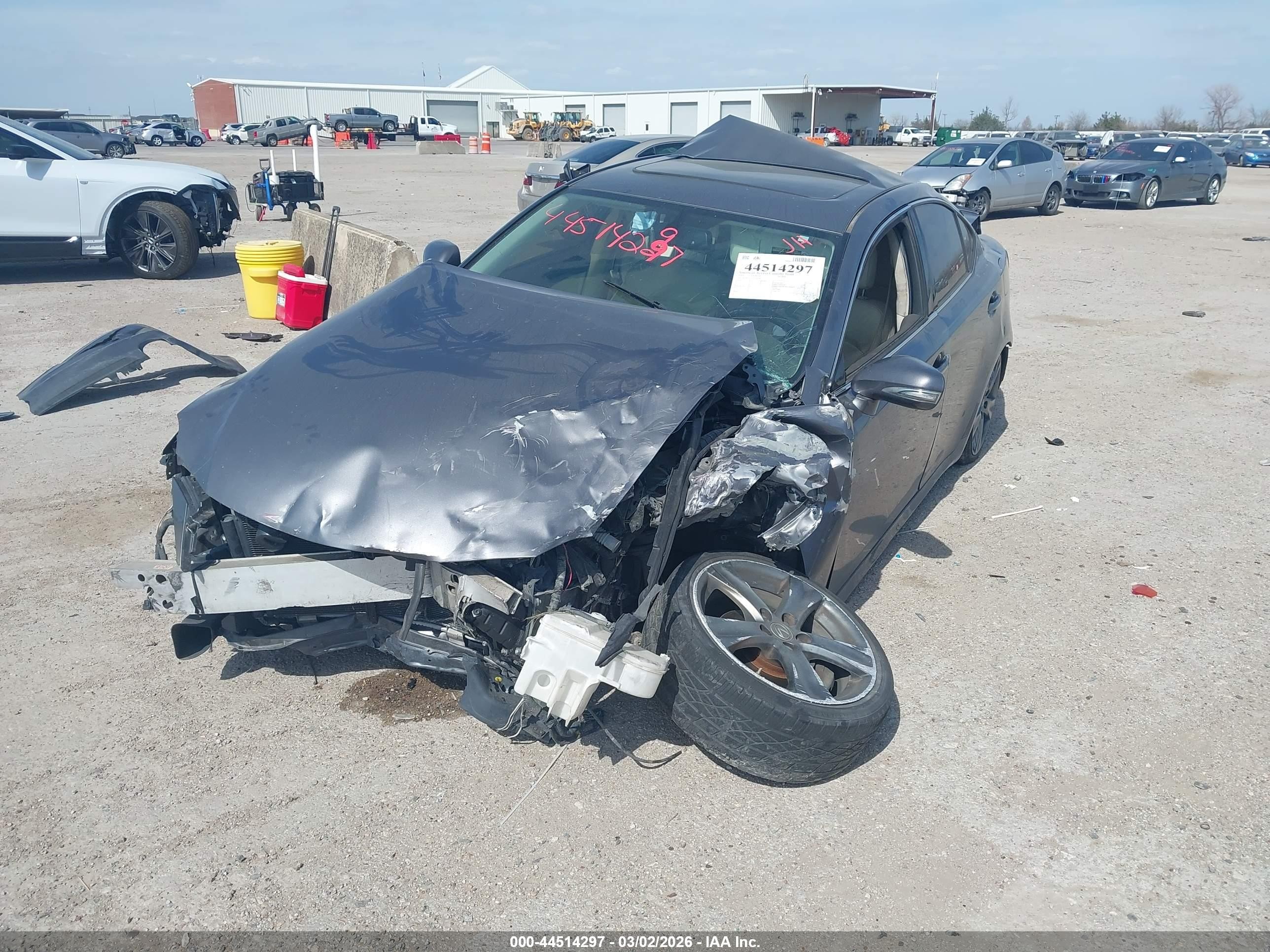 2013 Lexus Is 250   Gray vin: JTHBF5C20D5191170