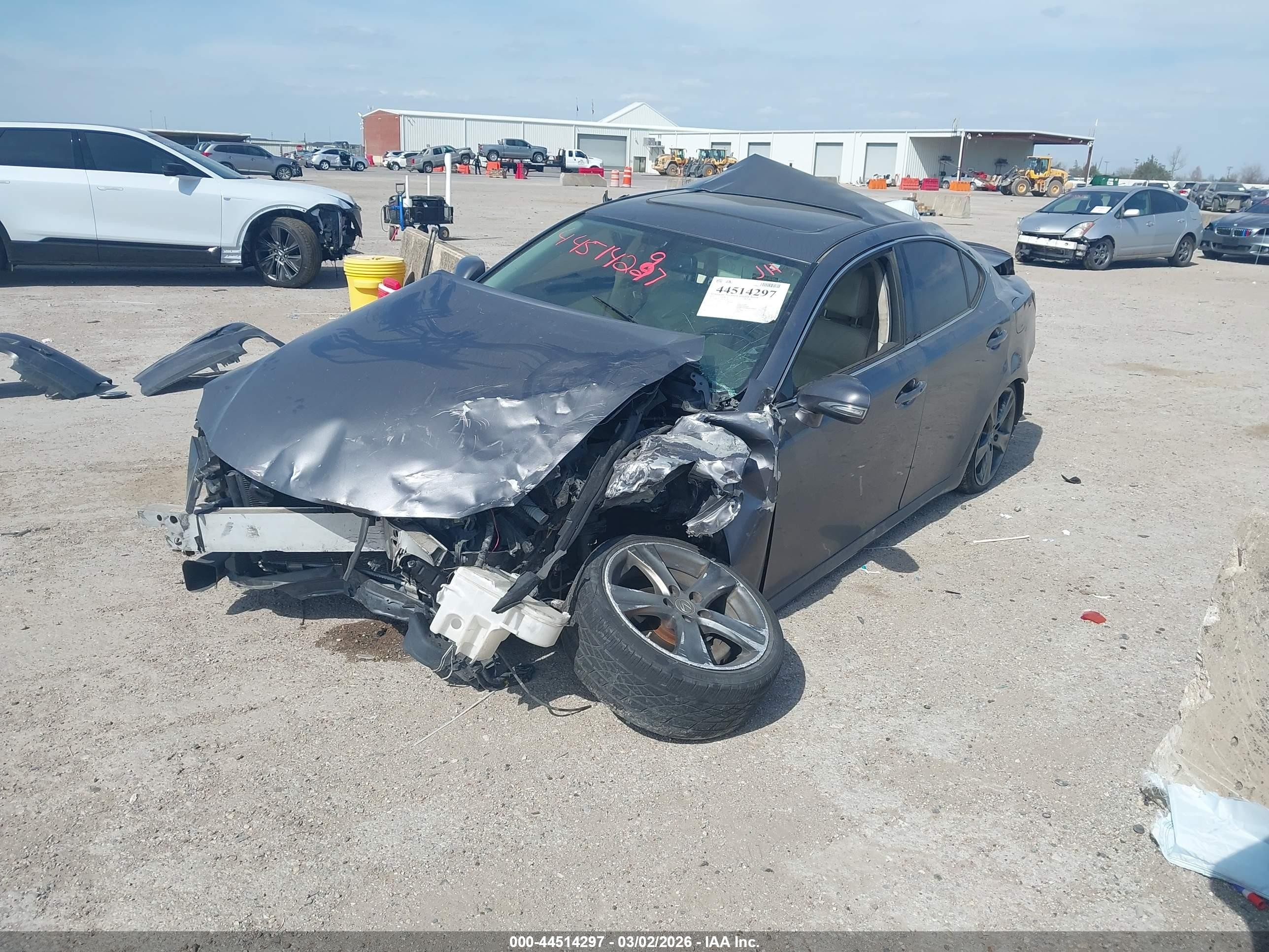 2013 Lexus Is 250   Gray vin: JTHBF5C20D5191170