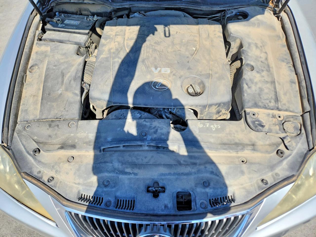 2010 Lexus Is 250 Silver vin: JTHBF5C21A2097361
