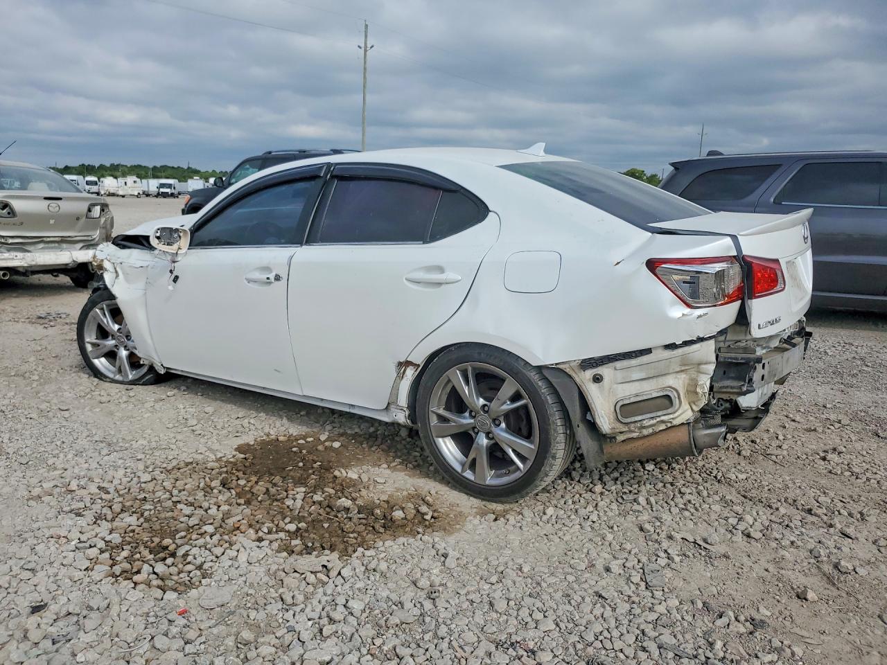 2010 Lexus Is 250 Base White vin: JTHBF5C21A2100159