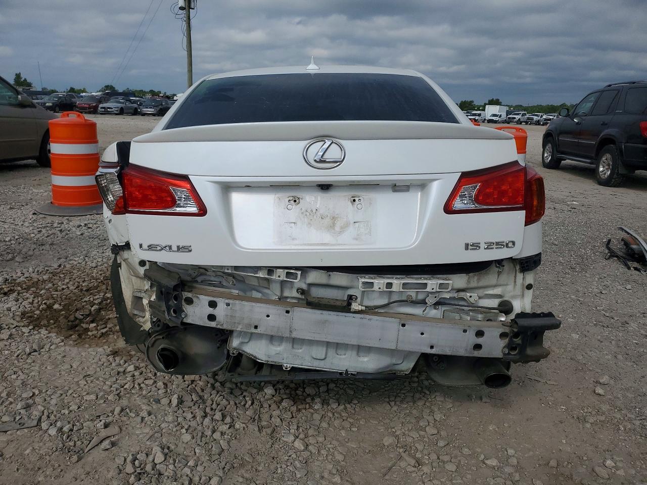 2010 Lexus Is 250 Base White vin: JTHBF5C21A2100159
