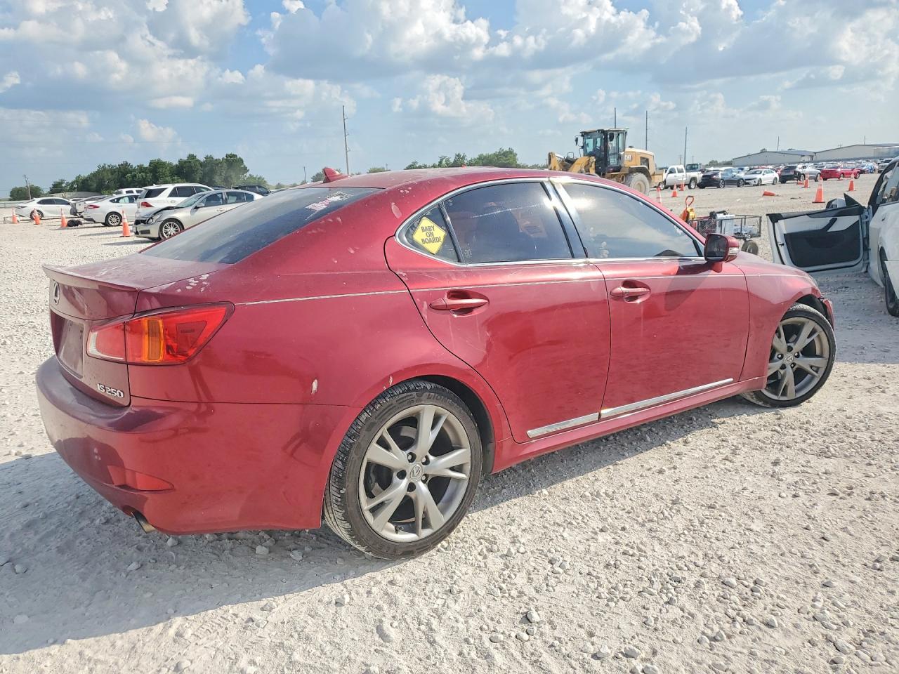 2010 Lexus Is 250 Красный vin: JTHBF5C21A5111192