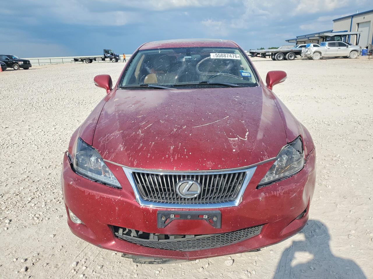 2010 Lexus Is 250 Красный vin: JTHBF5C21A5111192