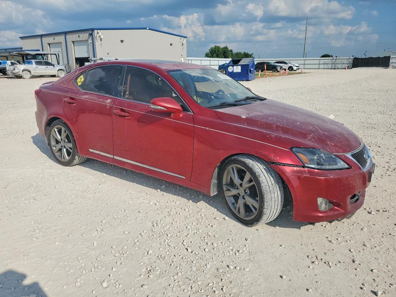 2010 Lexus Is 250 Красный vin: JTHBF5C21A5111192