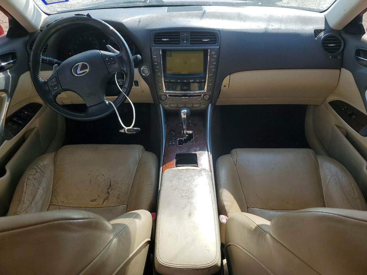 2010 Lexus Is 250 Красный vin: JTHBF5C21A5111192