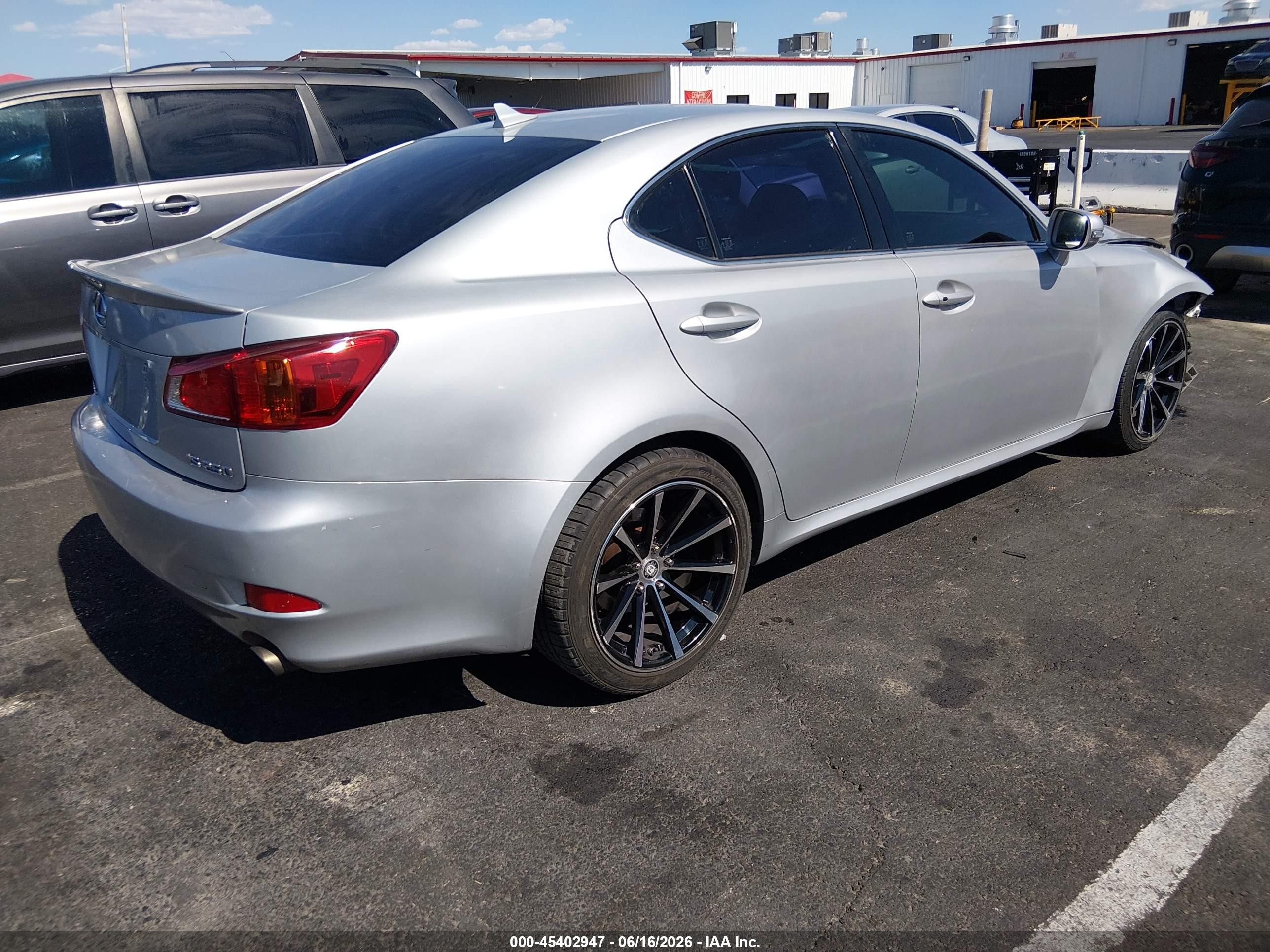2010 Lexus Is 250 Silver vin: JTHBF5C21A5111905