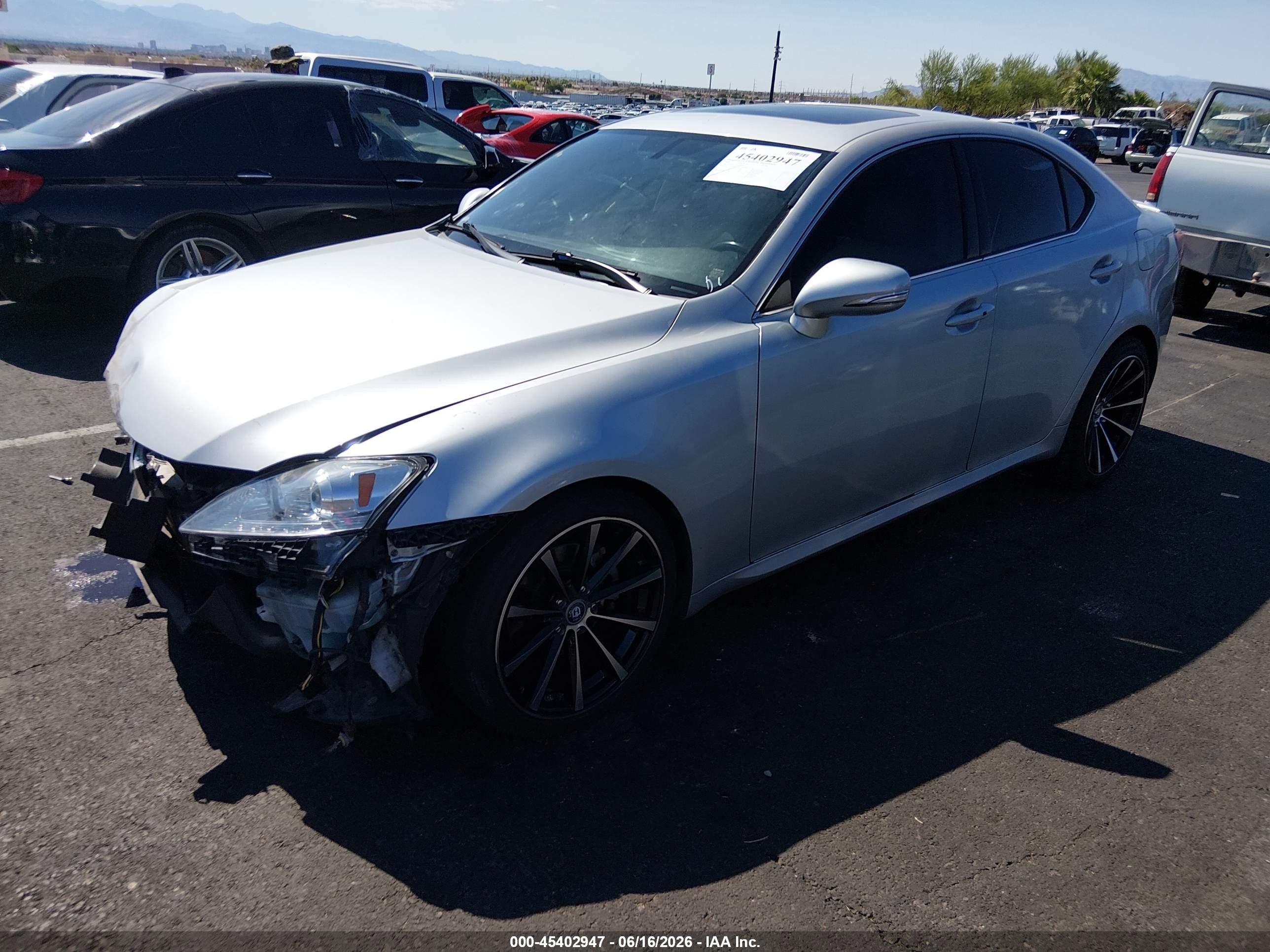 2010 Lexus Is 250 Silver vin: JTHBF5C21A5111905