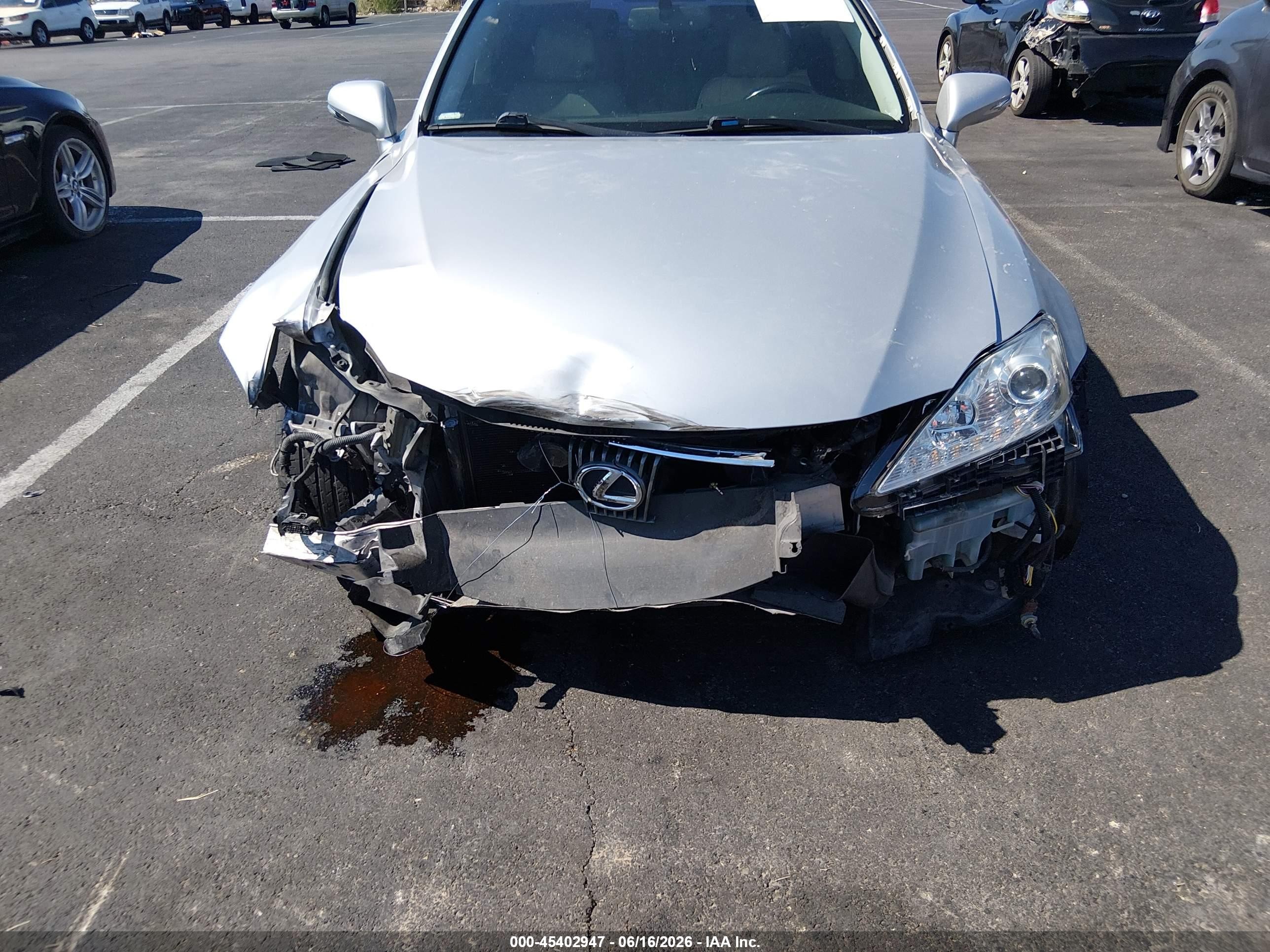 2010 Lexus Is 250 Silver vin: JTHBF5C21A5111905