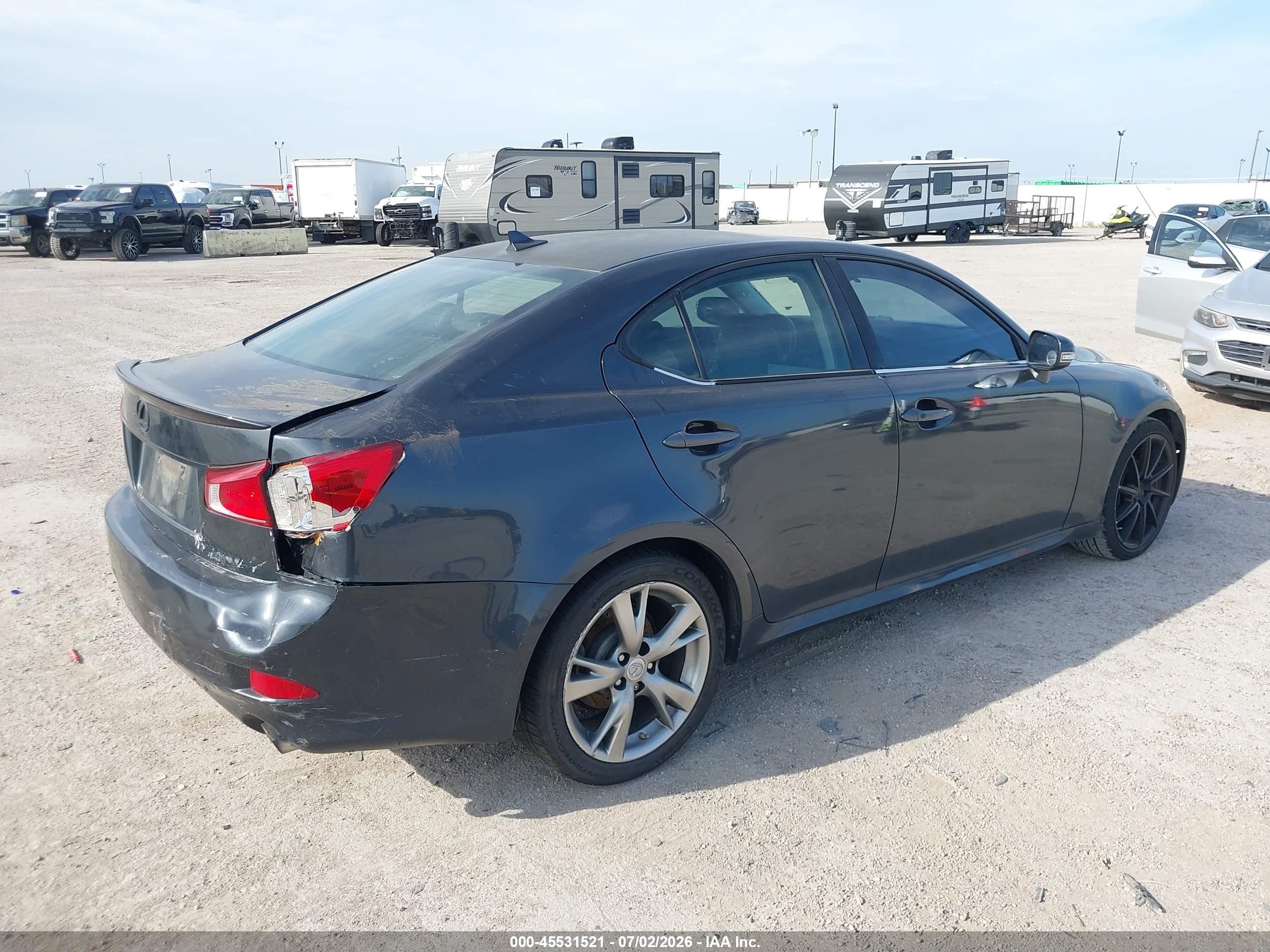 2010 Lexus Is 250 Gray vin: JTHBF5C21A5126811