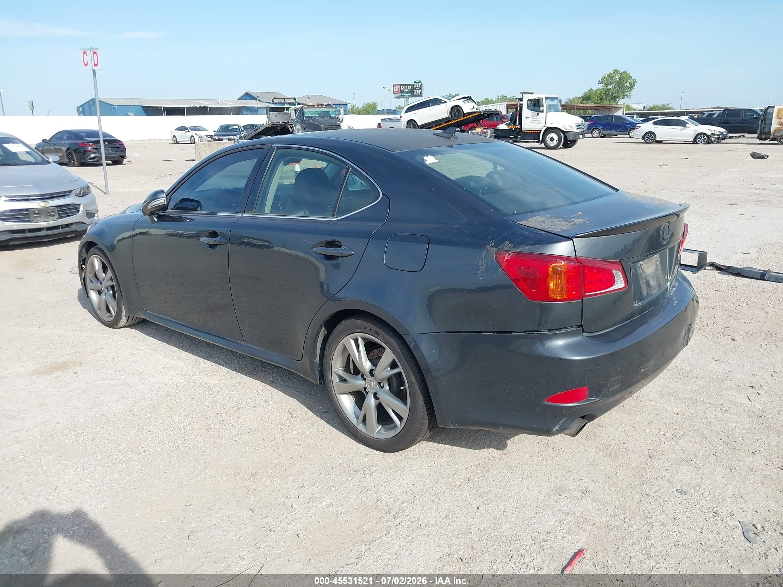 2010 Lexus Is 250 Gray vin: JTHBF5C21A5126811