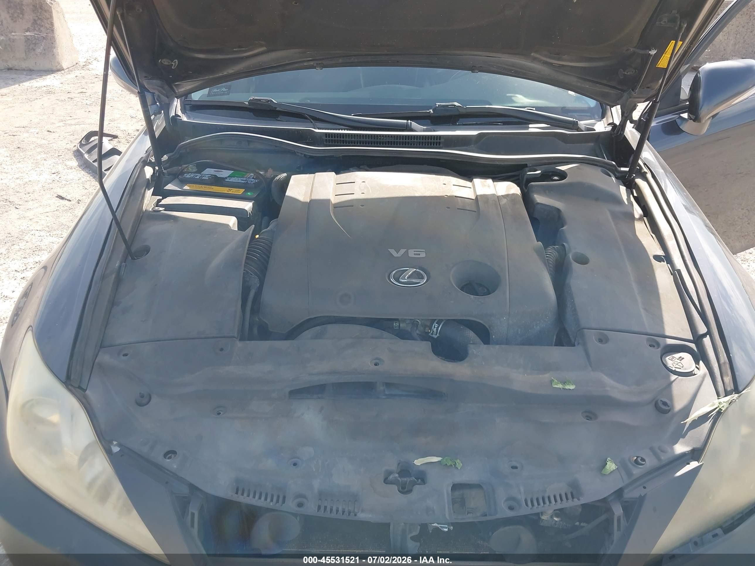 2010 Lexus Is 250 Gray vin: JTHBF5C21A5126811