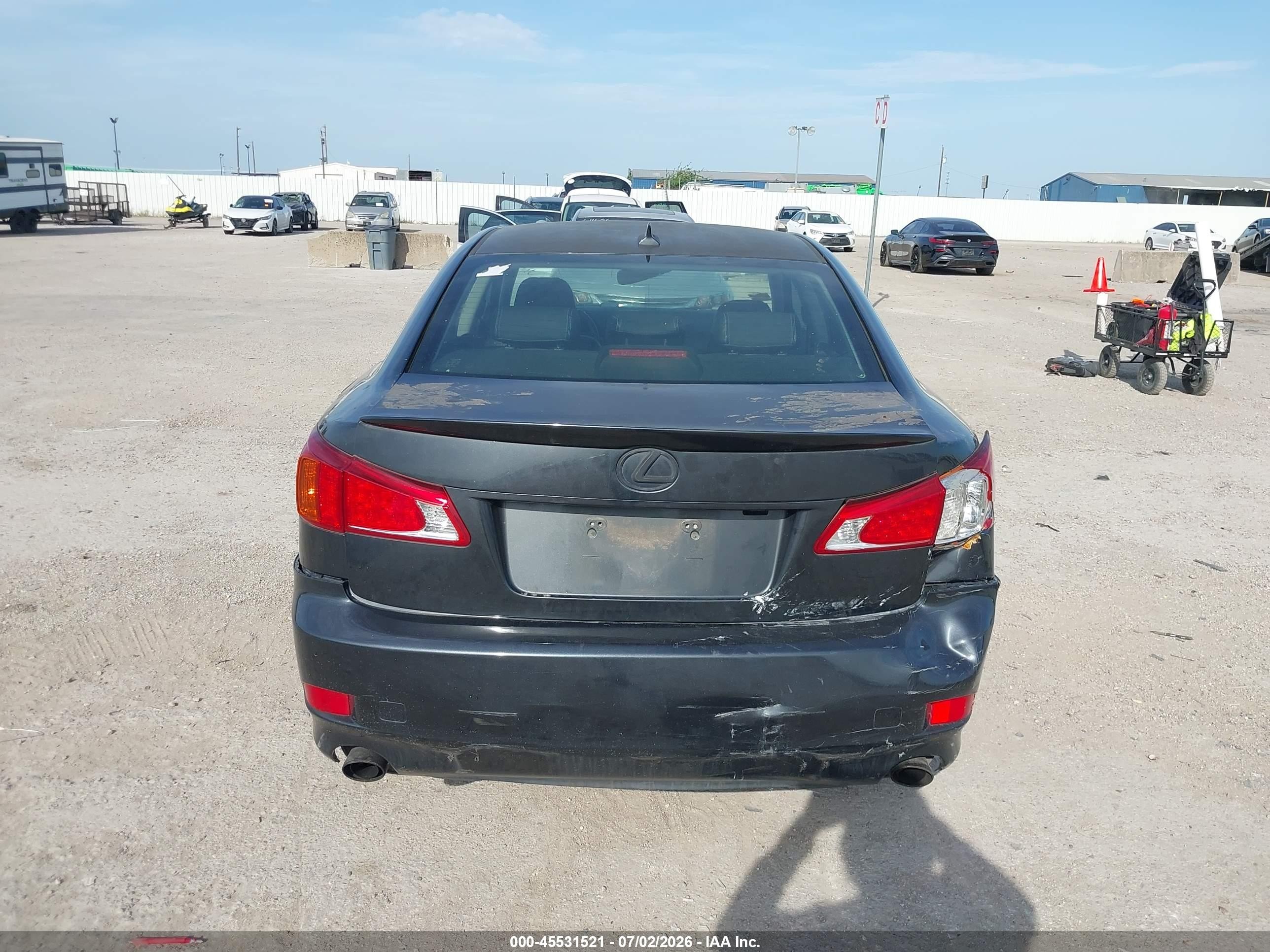 2010 Lexus Is 250 Gray vin: JTHBF5C21A5126811