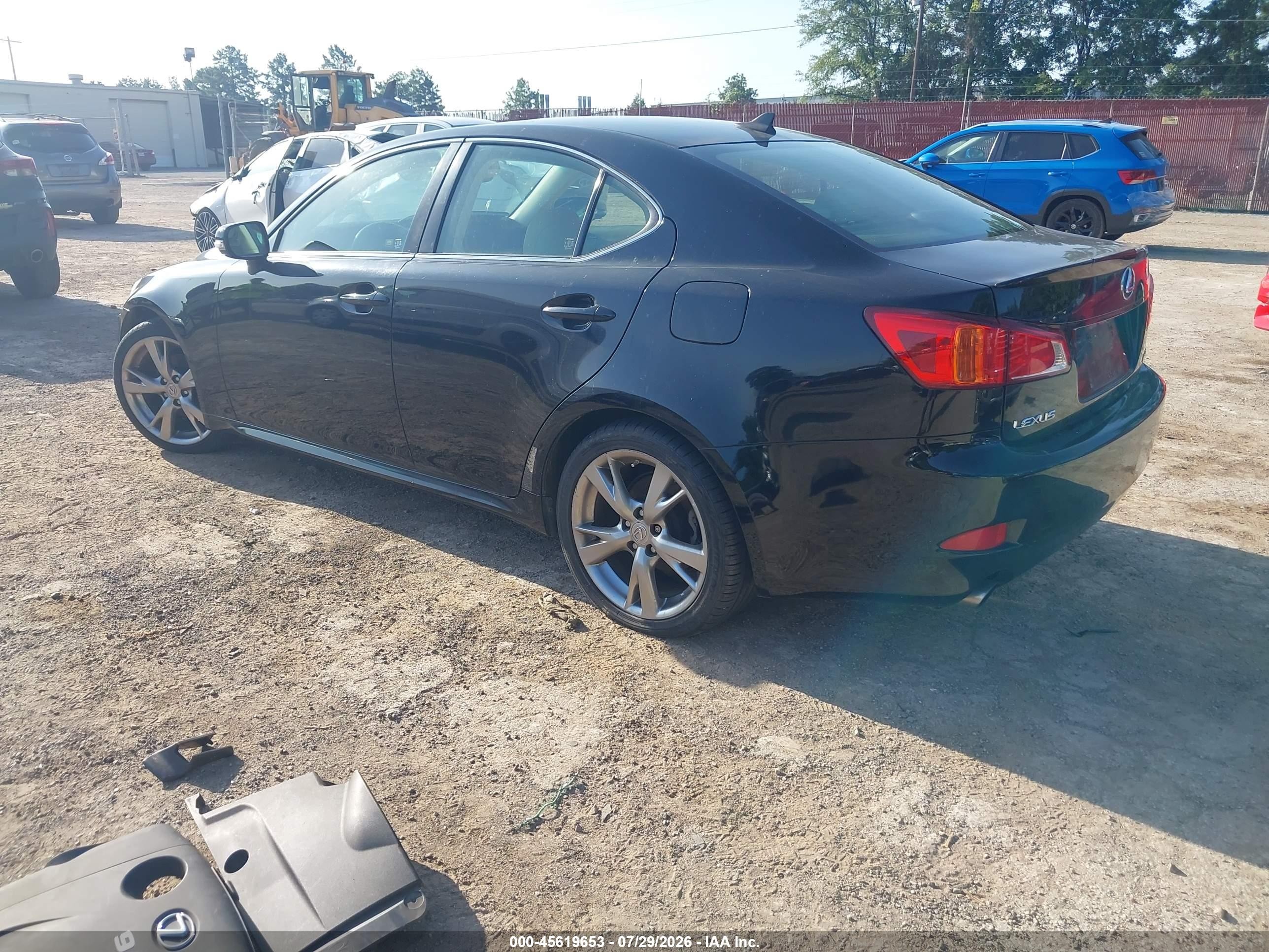 2010 Lexus Is 250   Black vin: JTHBF5C21A5128980