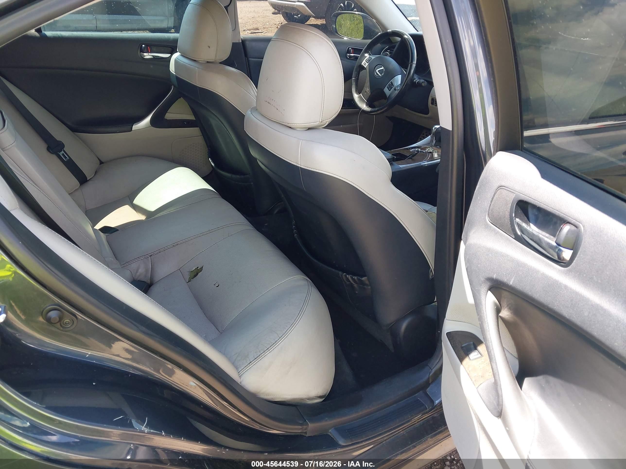 2011 Lexus Is 250   Gray vin: JTHBF5C21B5137020