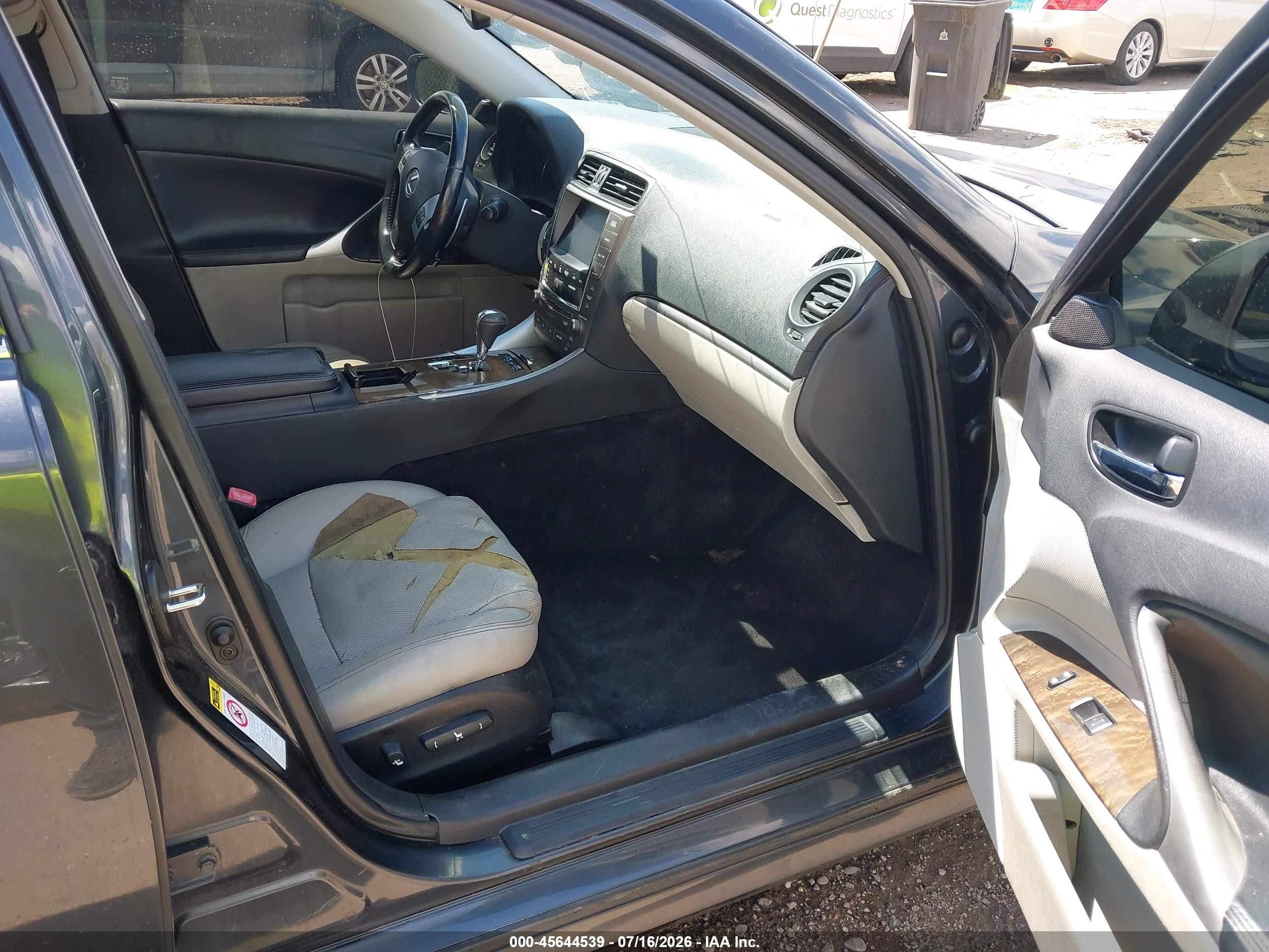 2011 Lexus Is 250   Gray vin: JTHBF5C21B5137020