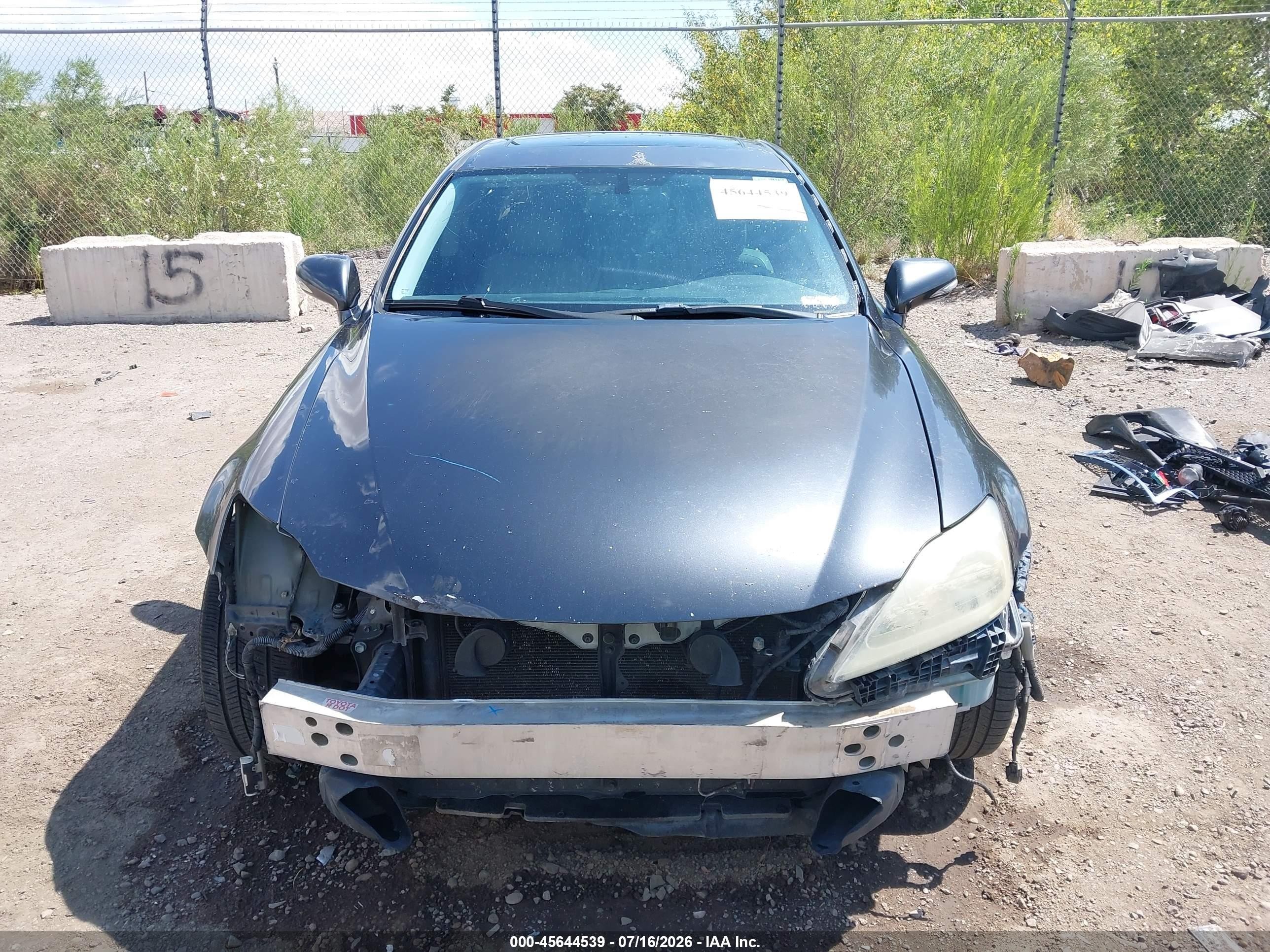 2011 Lexus Is 250   Gray vin: JTHBF5C21B5137020