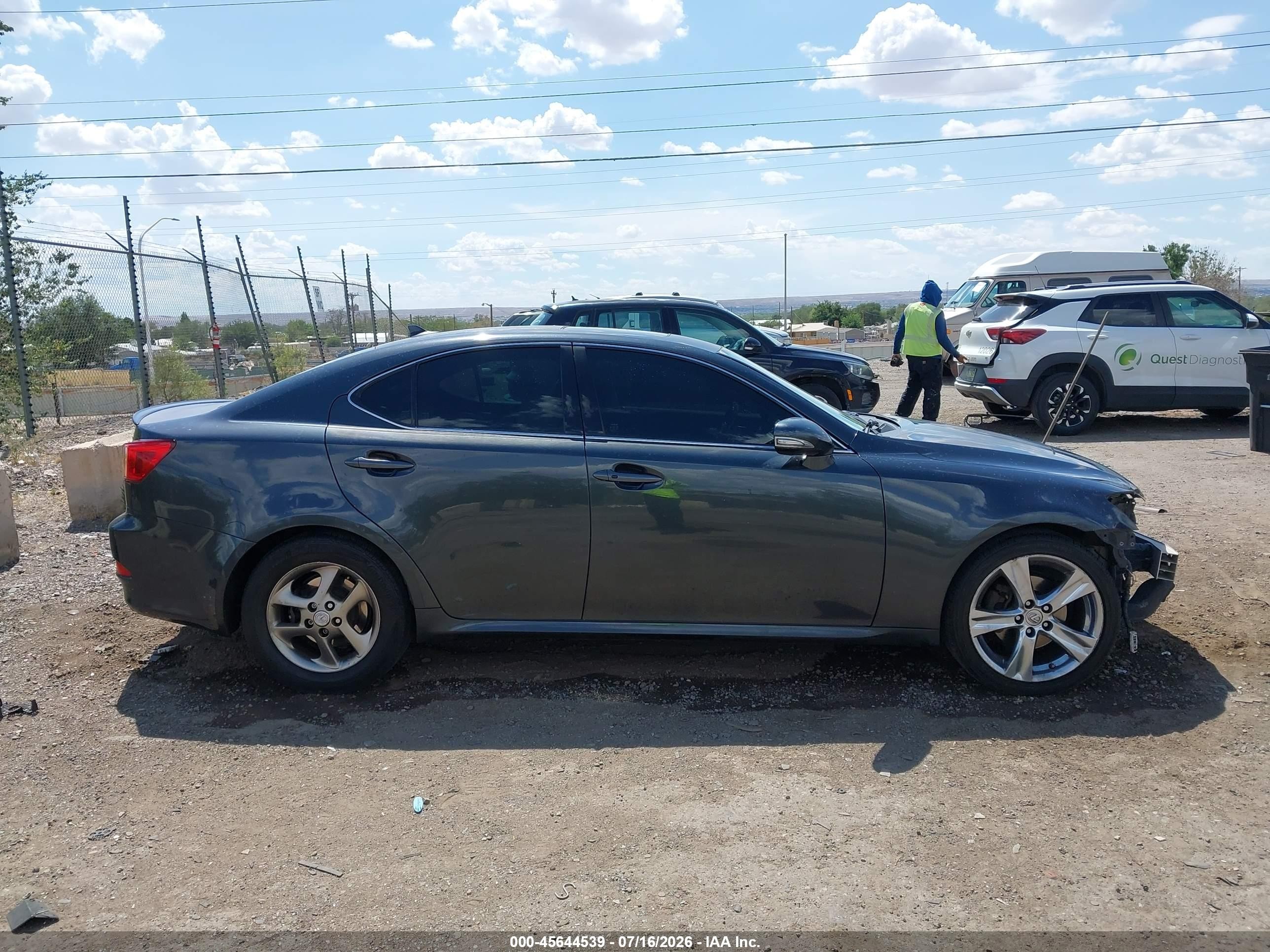 2011 Lexus Is 250   Gray vin: JTHBF5C21B5137020