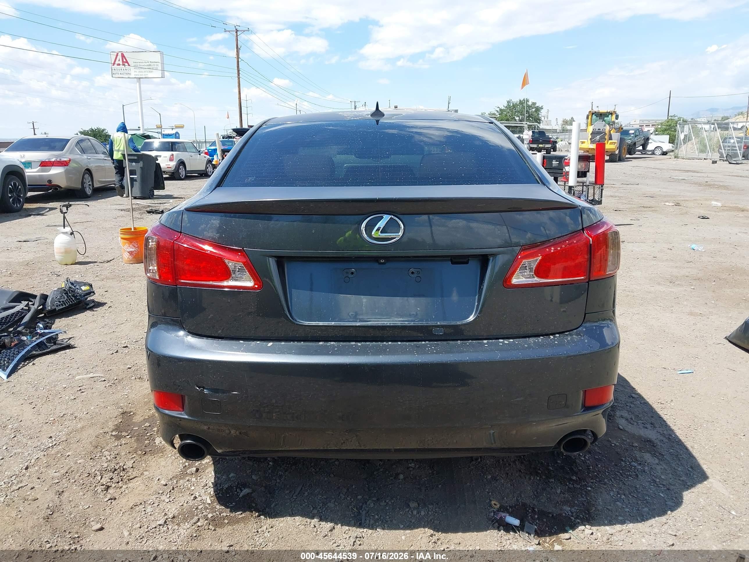 2011 Lexus Is 250   Gray vin: JTHBF5C21B5137020