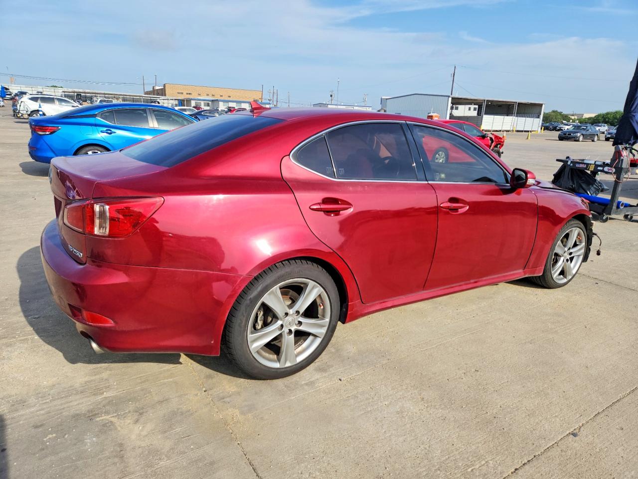 2011 Lexus Is 250 Red vin: JTHBF5C21B5141472