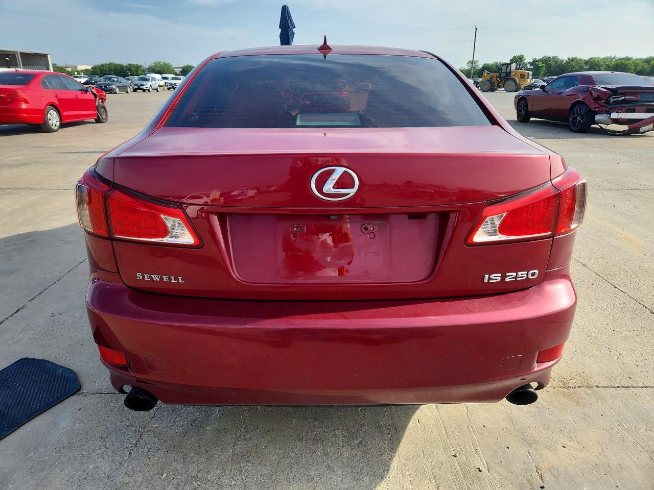 2011 Lexus Is 250 Red vin: JTHBF5C21B5141472