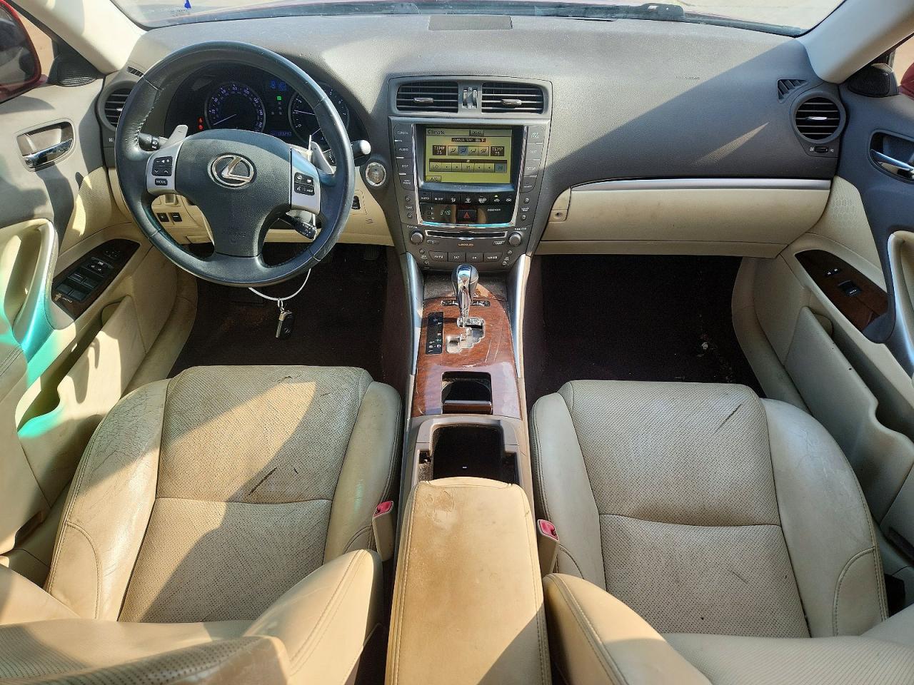 2011 Lexus Is 250 Red vin: JTHBF5C21B5141472