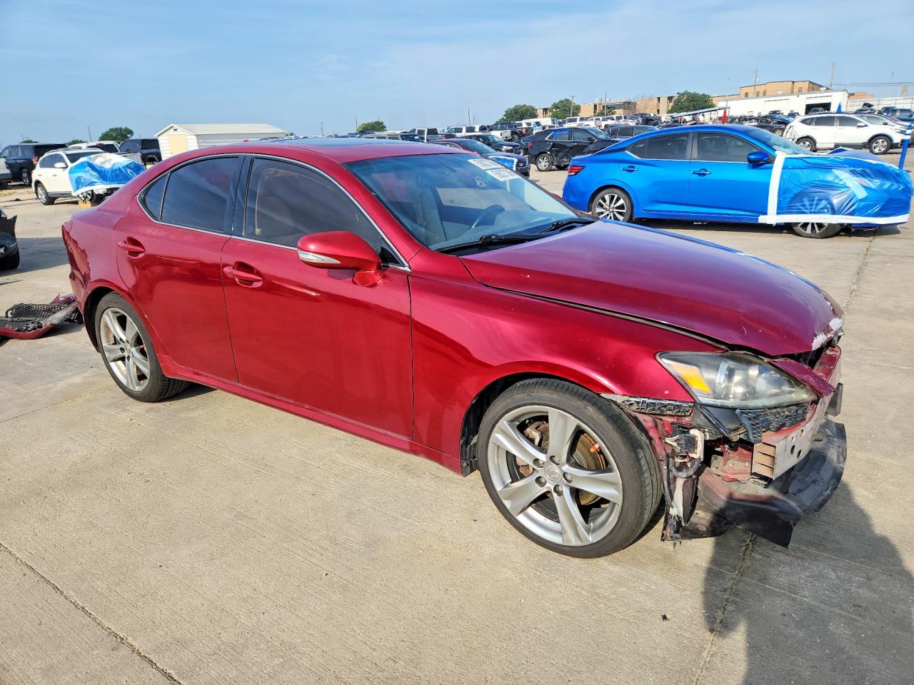 2011 Lexus Is 250 Red vin: JTHBF5C21B5141472