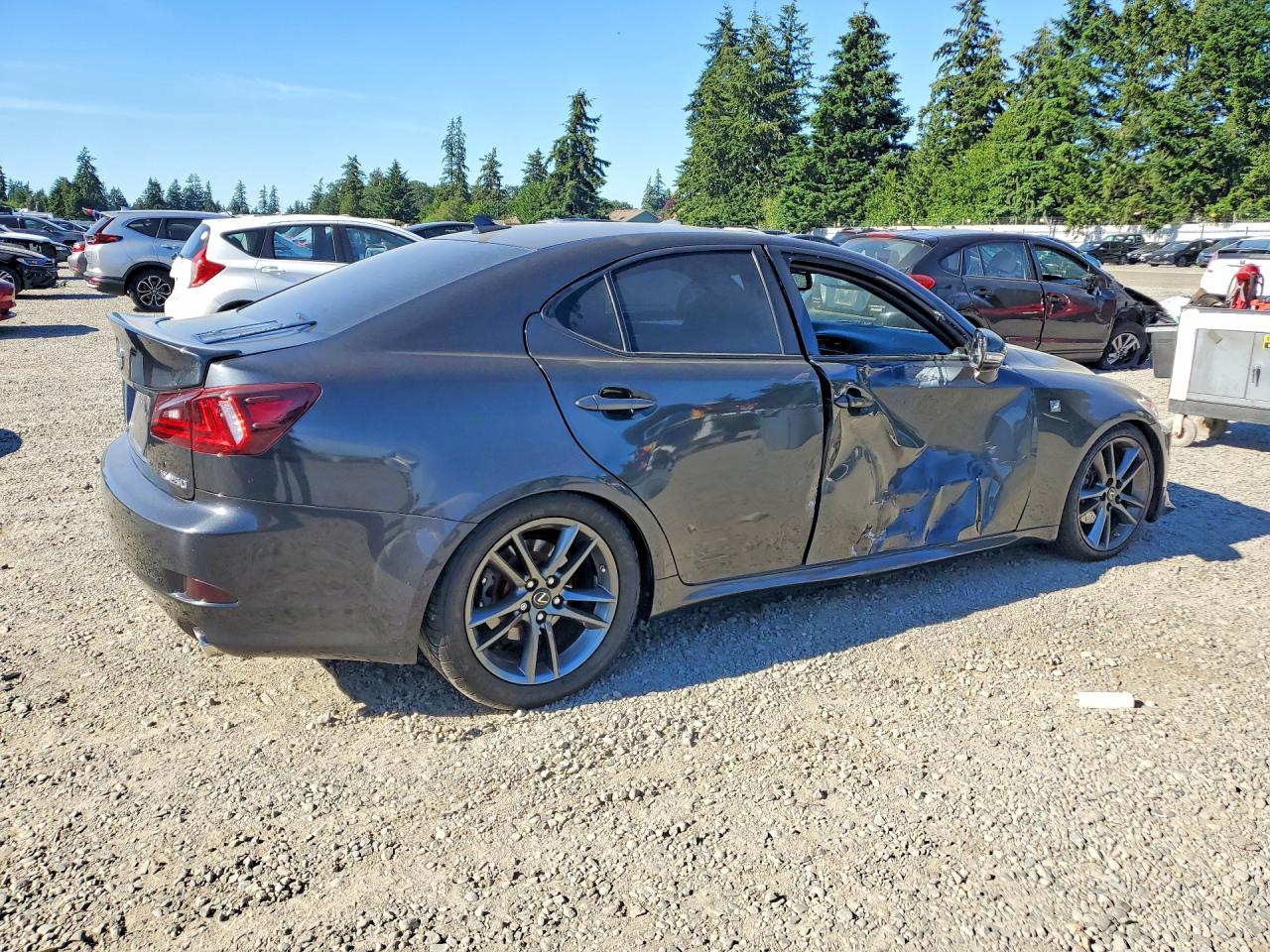 2011 Lexus Is 250 Gray vin: JTHBF5C21B5144419