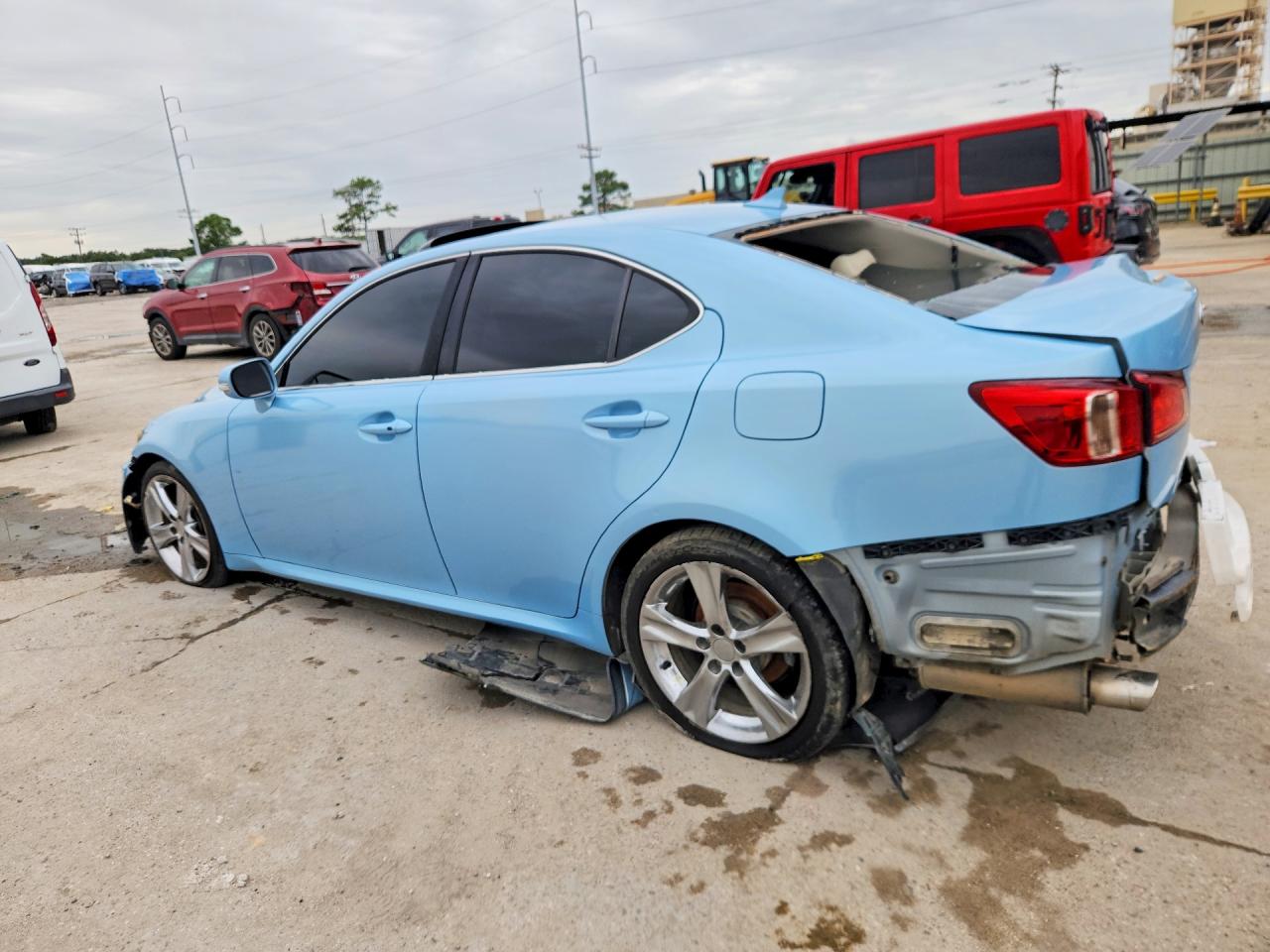 2011 Lexus Is 250 Blue vin: JTHBF5C21B5154609