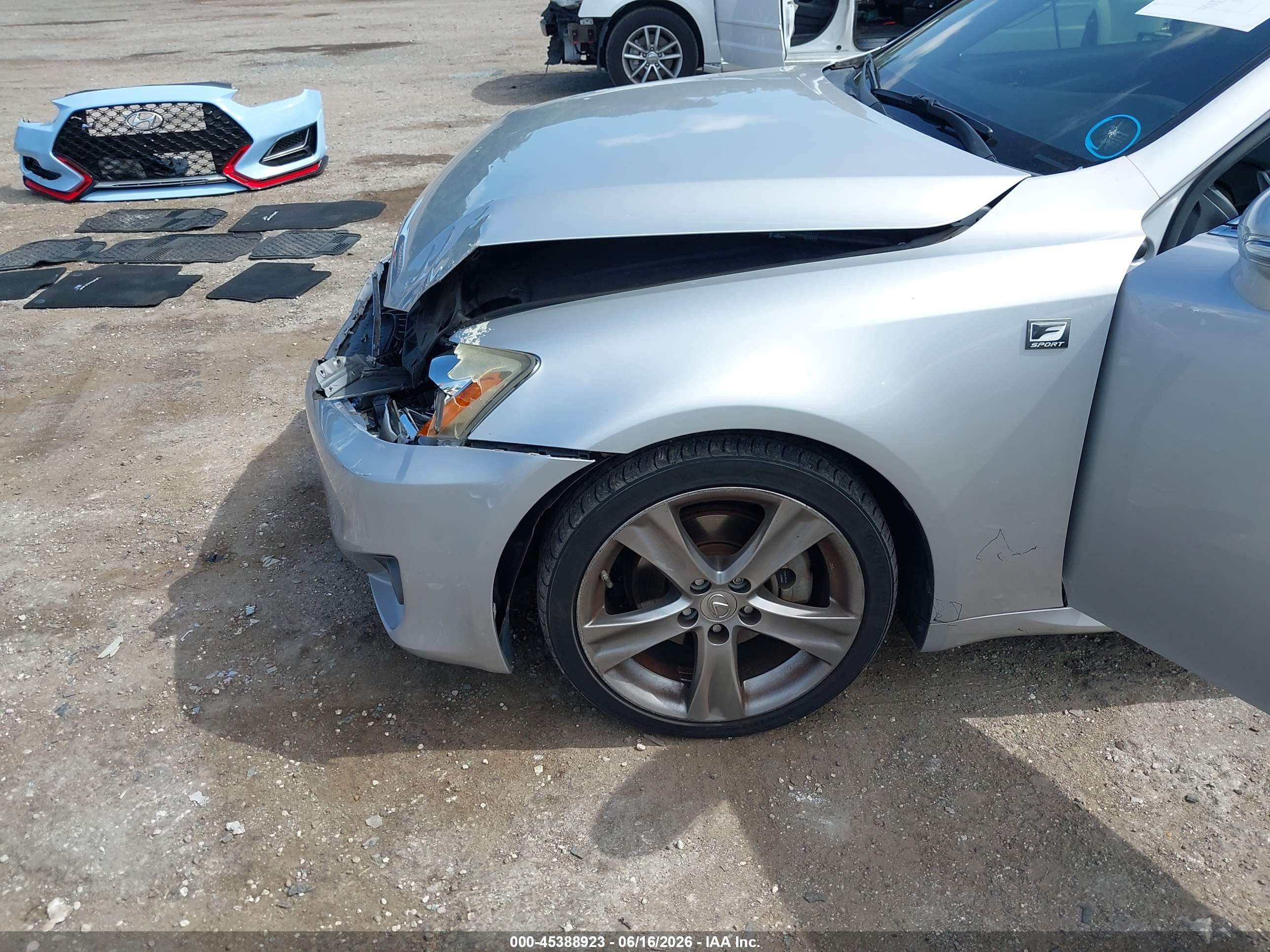 2011 Lexus Is 250   Silver vin: JTHBF5C21B5155629