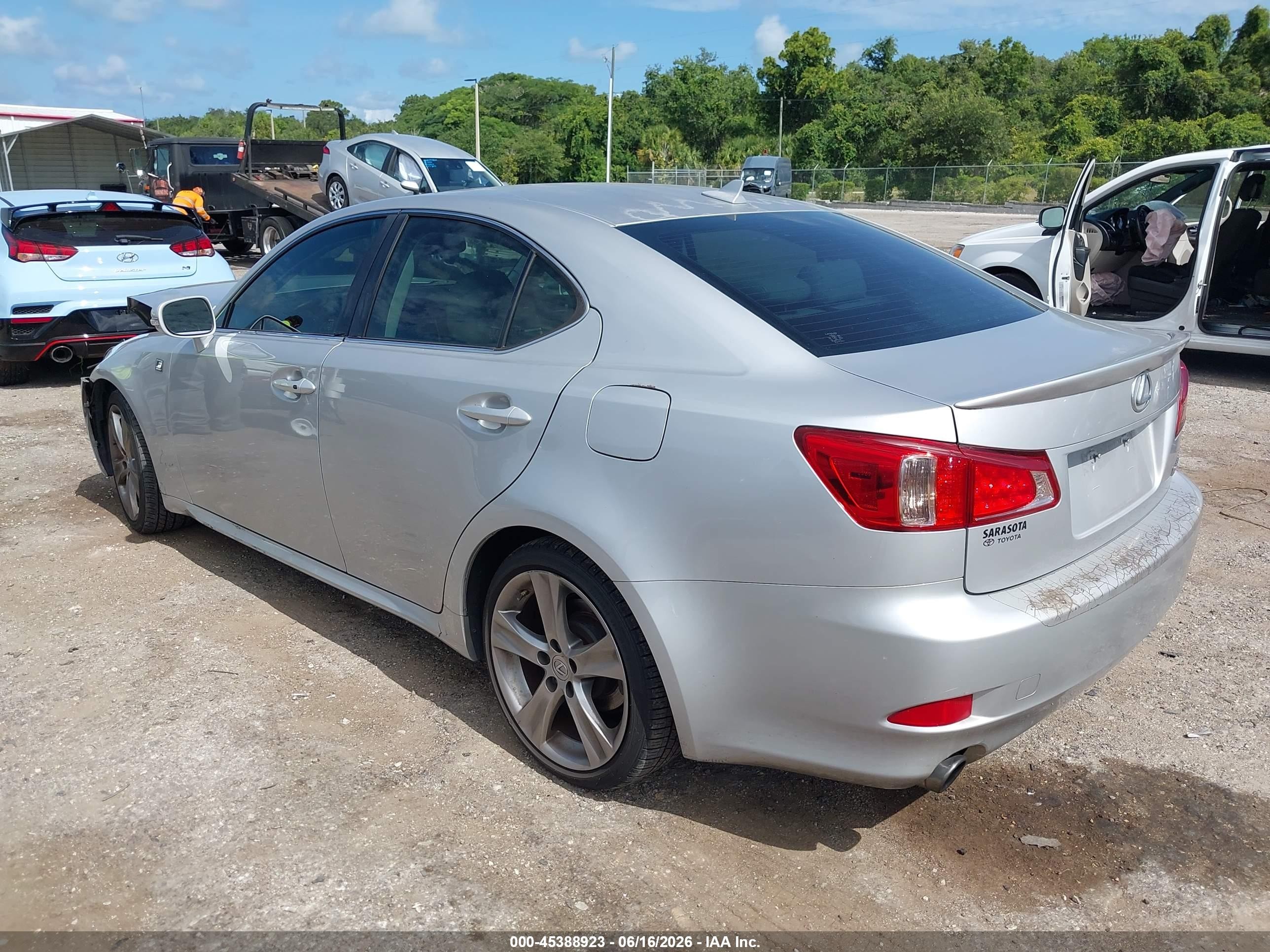 2011 Lexus Is 250   Silver vin: JTHBF5C21B5155629