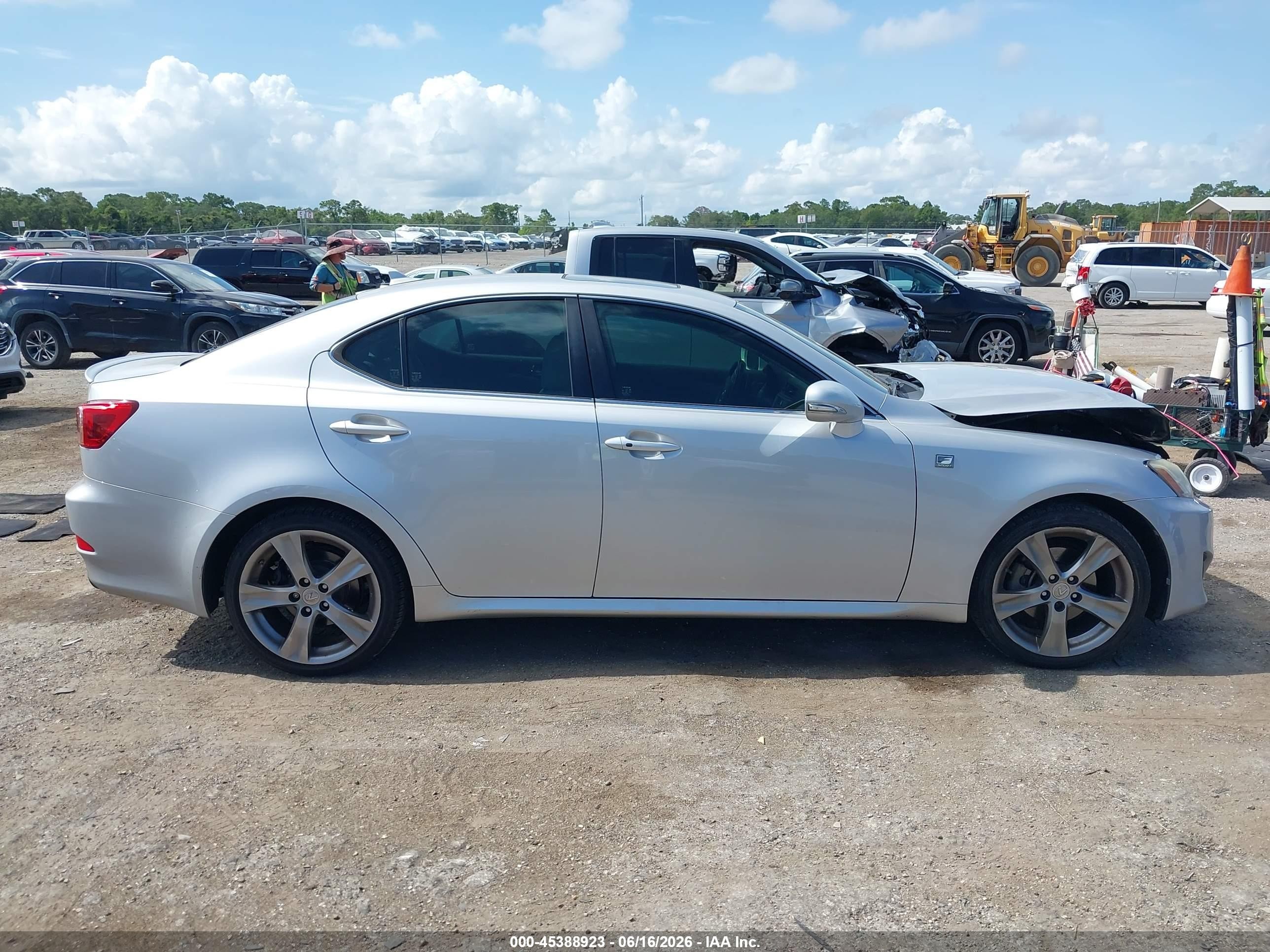 2011 Lexus Is 250   Silver vin: JTHBF5C21B5155629