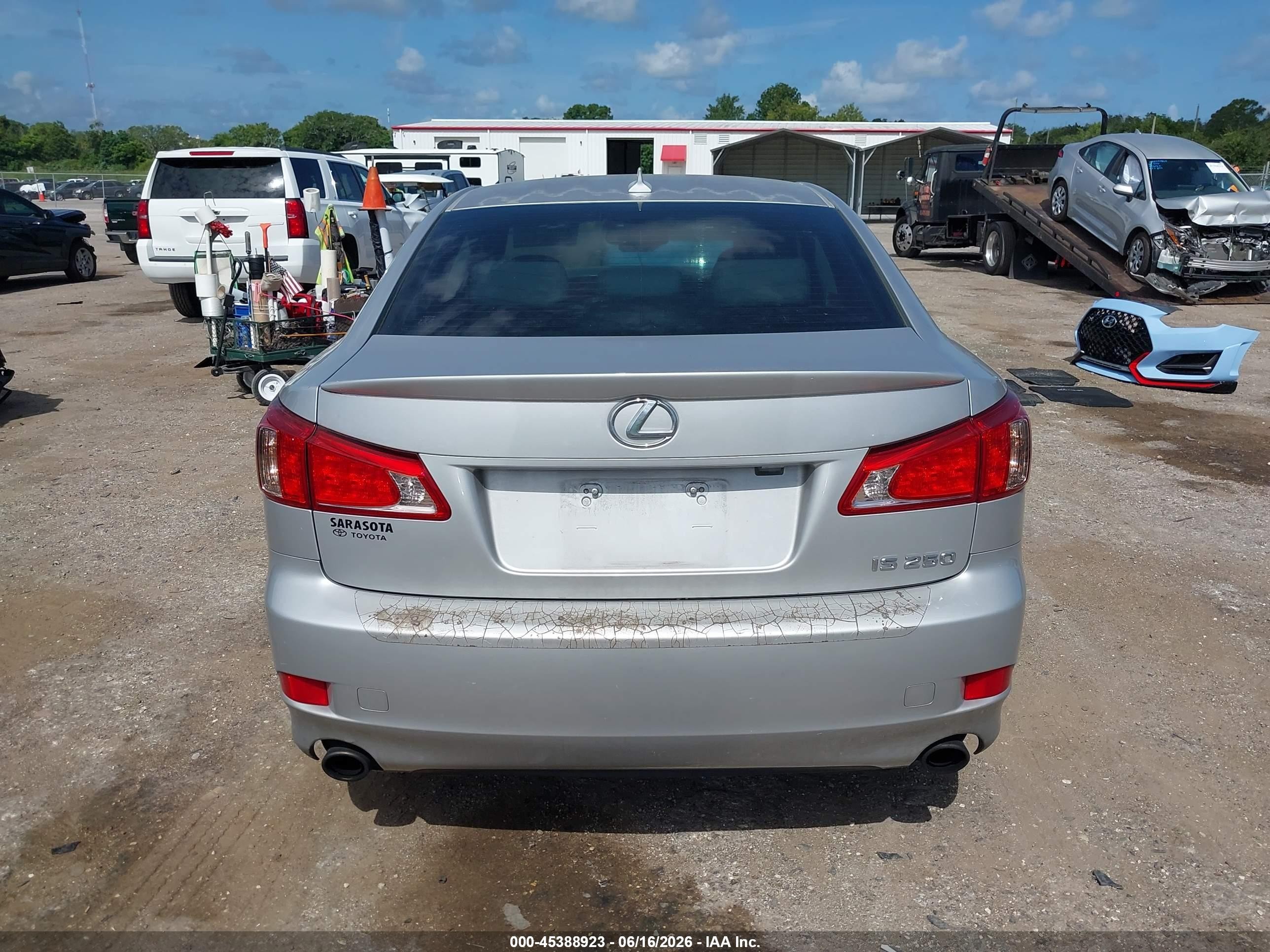 2011 Lexus Is 250   Silver vin: JTHBF5C21B5155629
