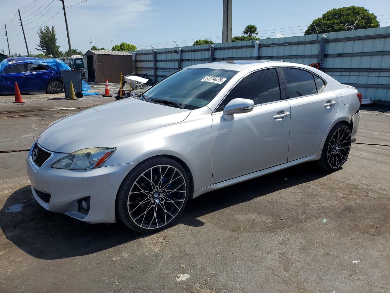 2012 Lexus Is 250 Серебряный vin: JTHBF5C21C2102920