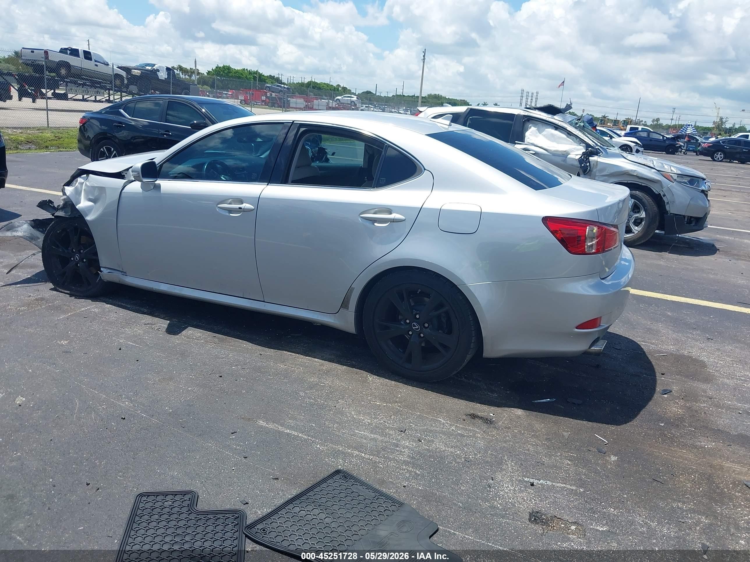 2012 Lexus Is 250   Gray vin: JTHBF5C21C5162498