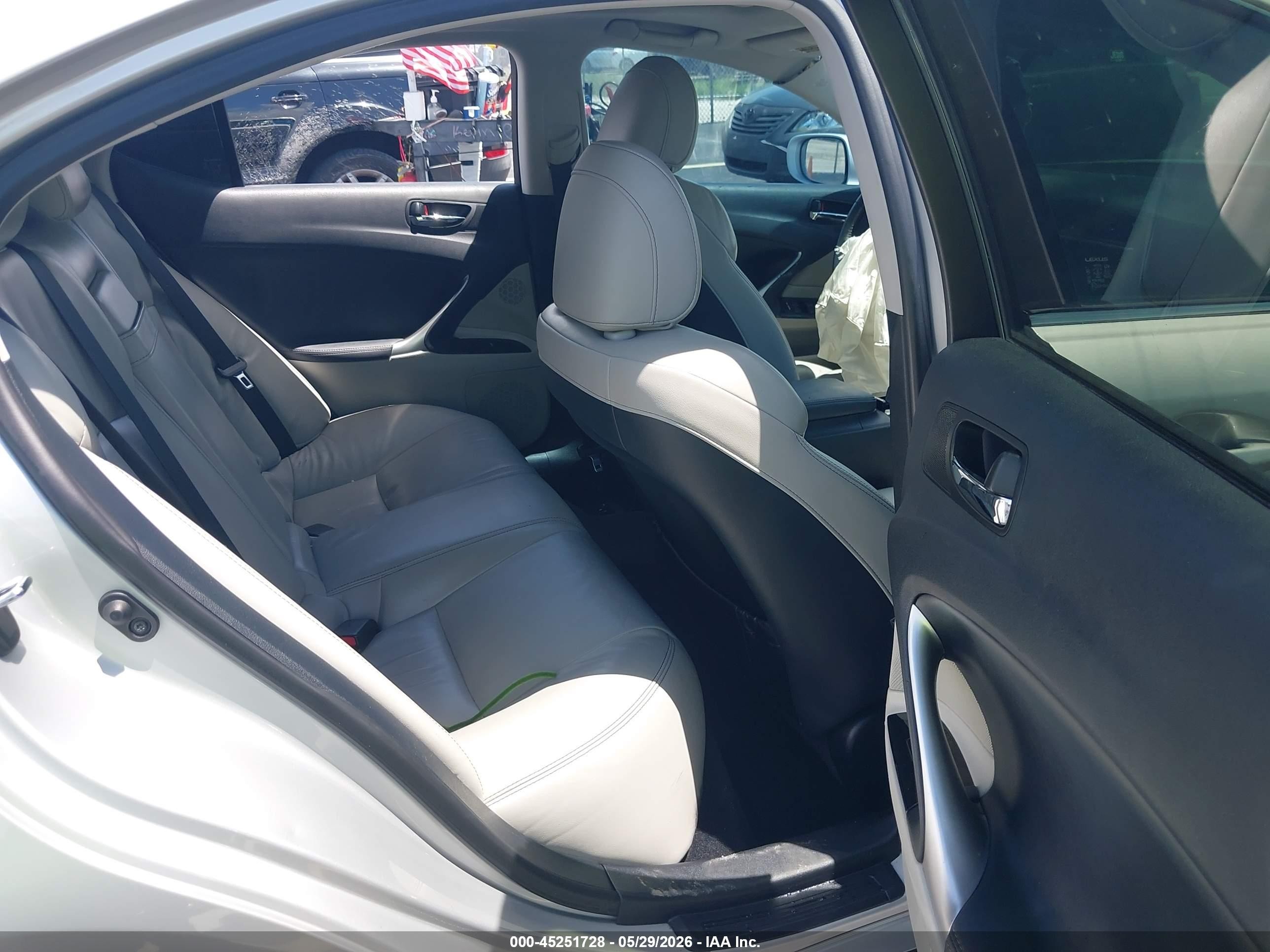 2012 Lexus Is 250   Gray vin: JTHBF5C21C5162498
