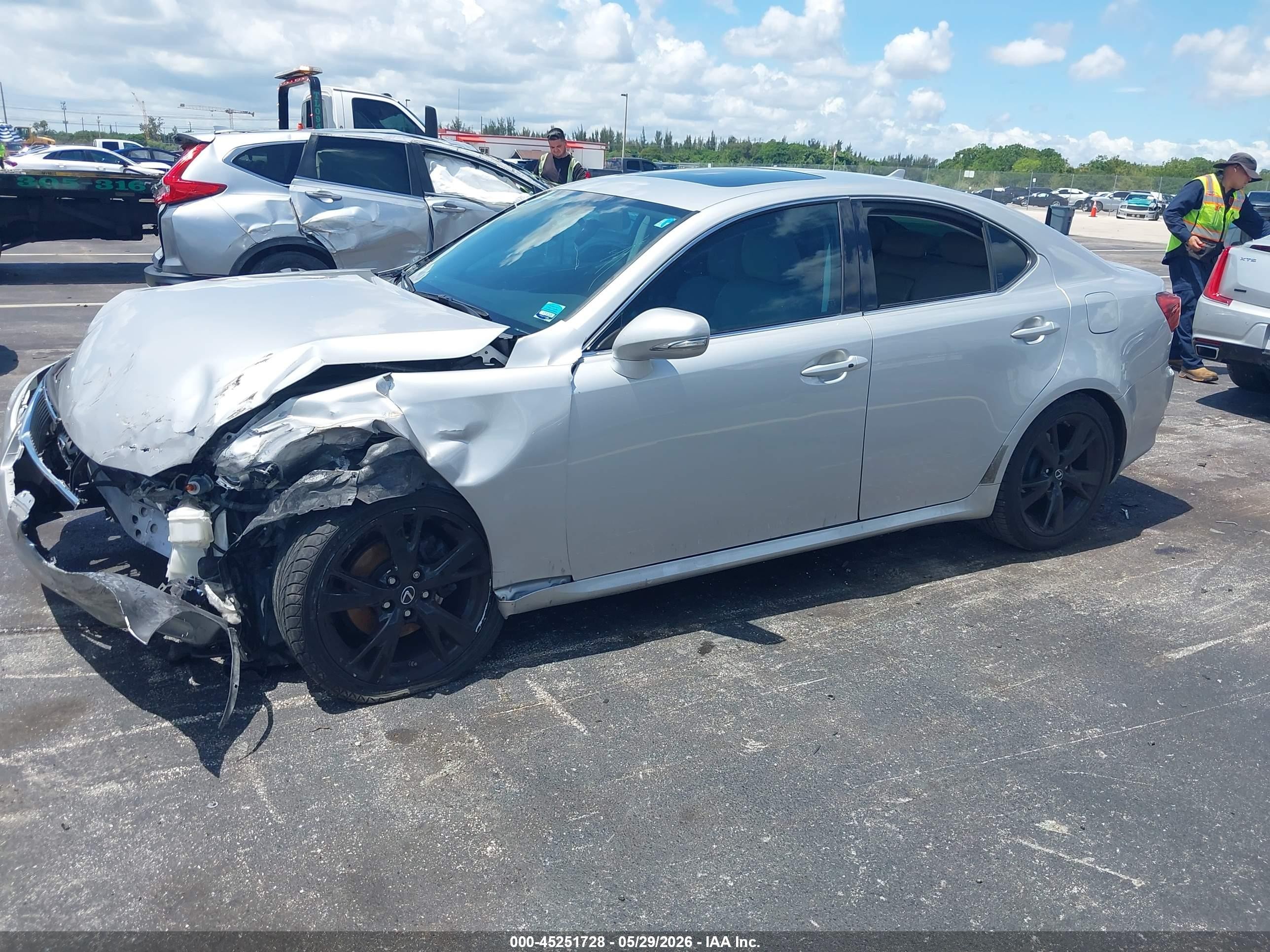 2012 Lexus Is 250   Gray vin: JTHBF5C21C5162498