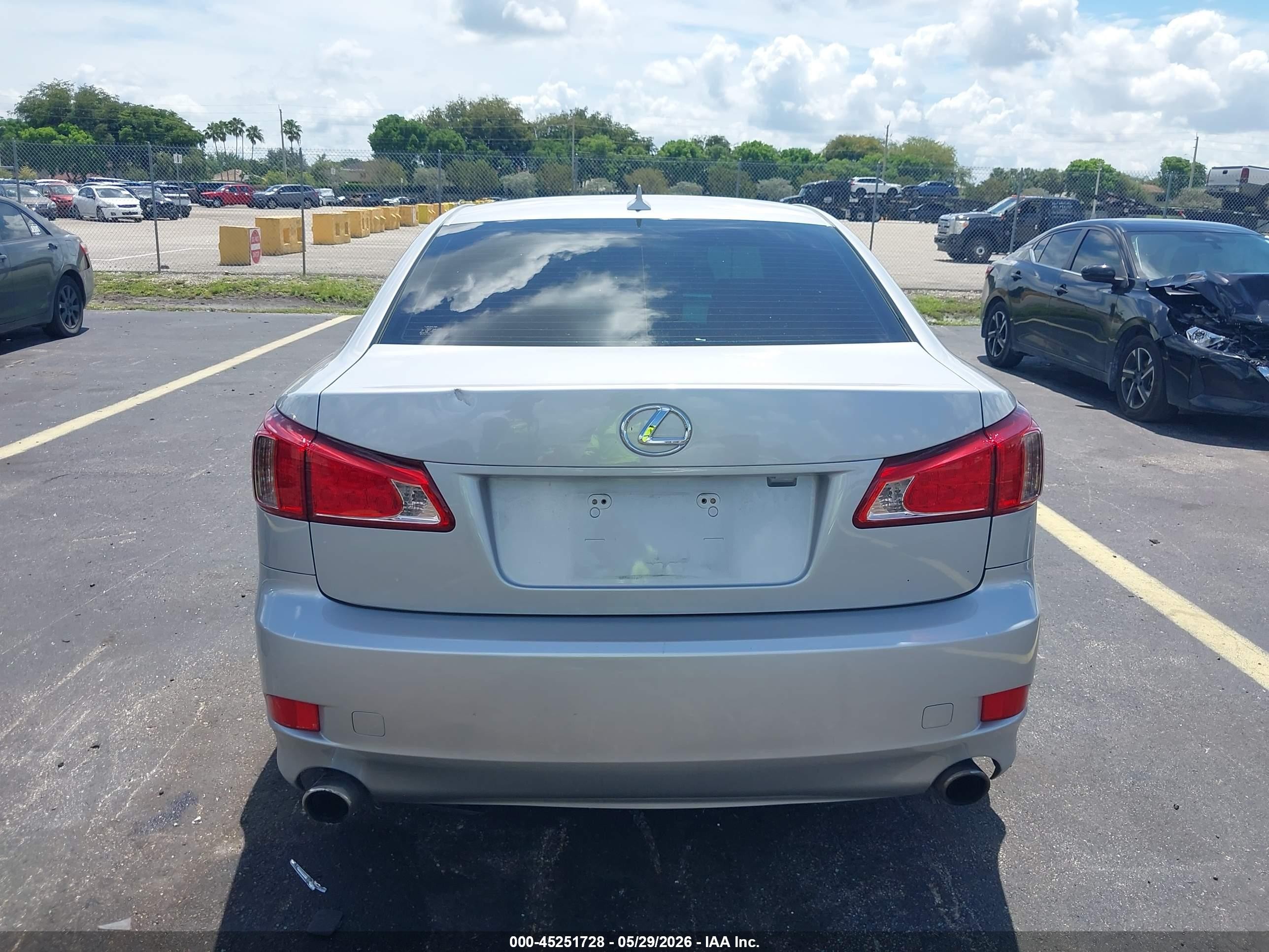 2012 Lexus Is 250   Gray vin: JTHBF5C21C5162498