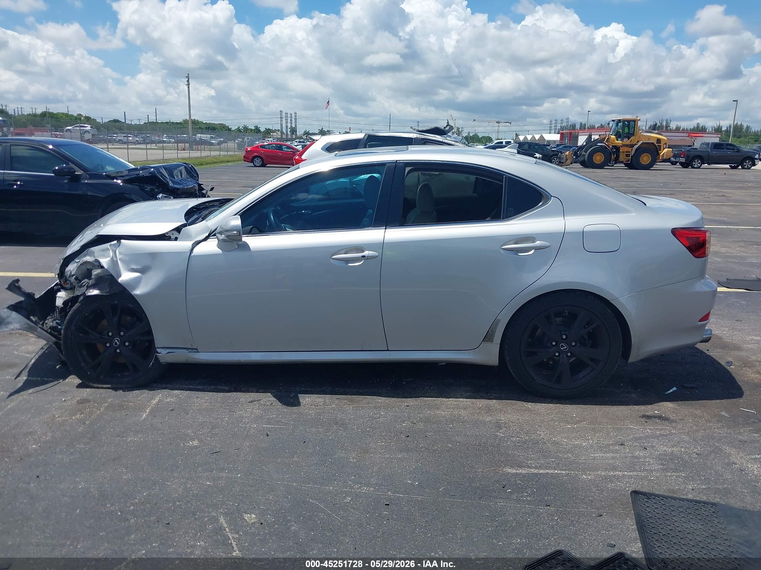 2012 Lexus Is 250   Gray vin: JTHBF5C21C5162498