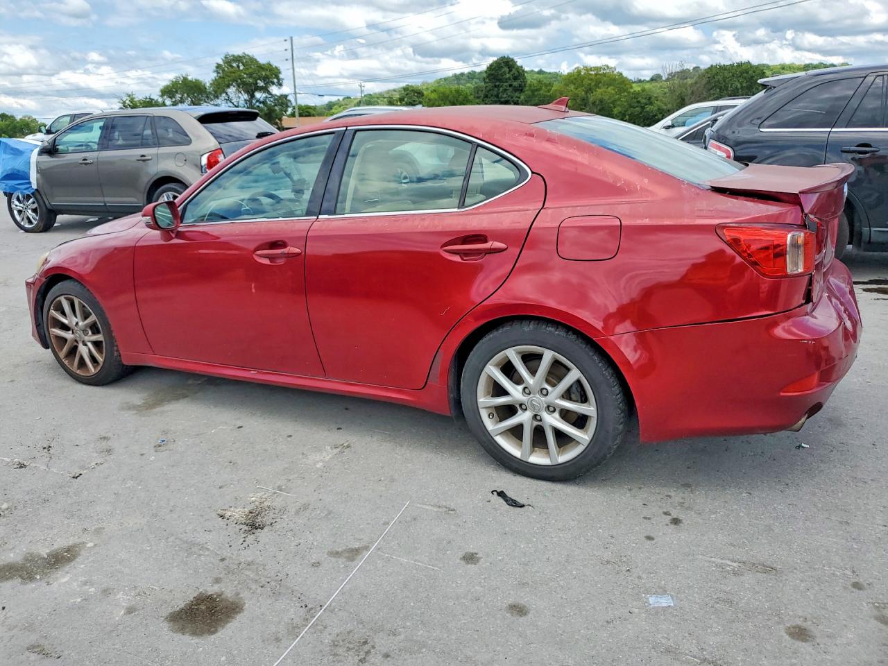 2012 Lexus Is 250 Base Red vin: JTHBF5C21C5168043