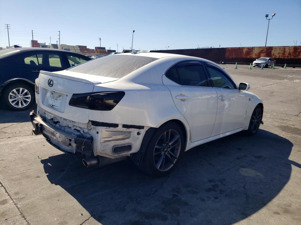 2012 Lexus Is 250 White vin: JTHBF5C21C5169127