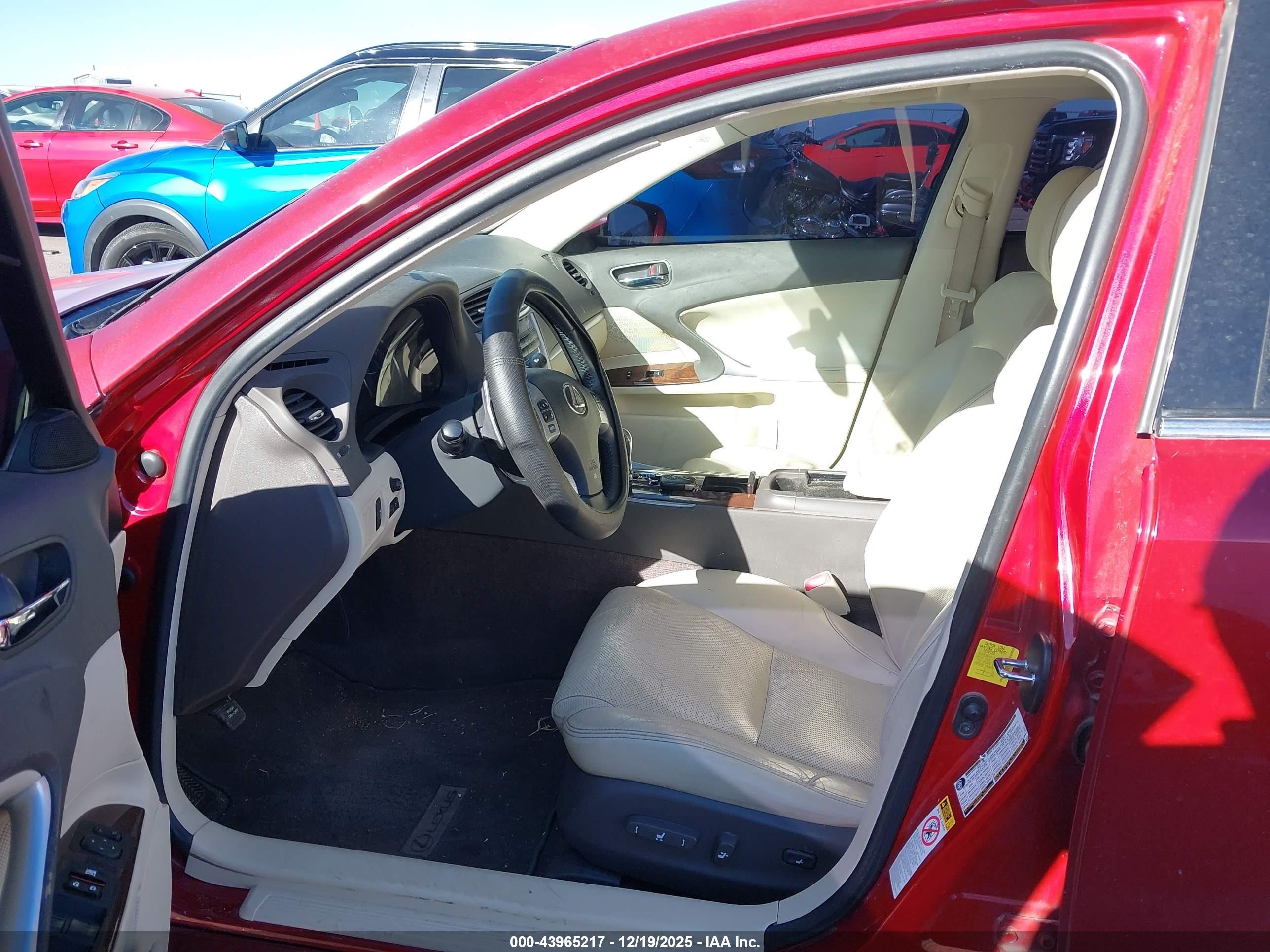 2012 Lexus Is 250   Brown vin: JTHBF5C21C5174117