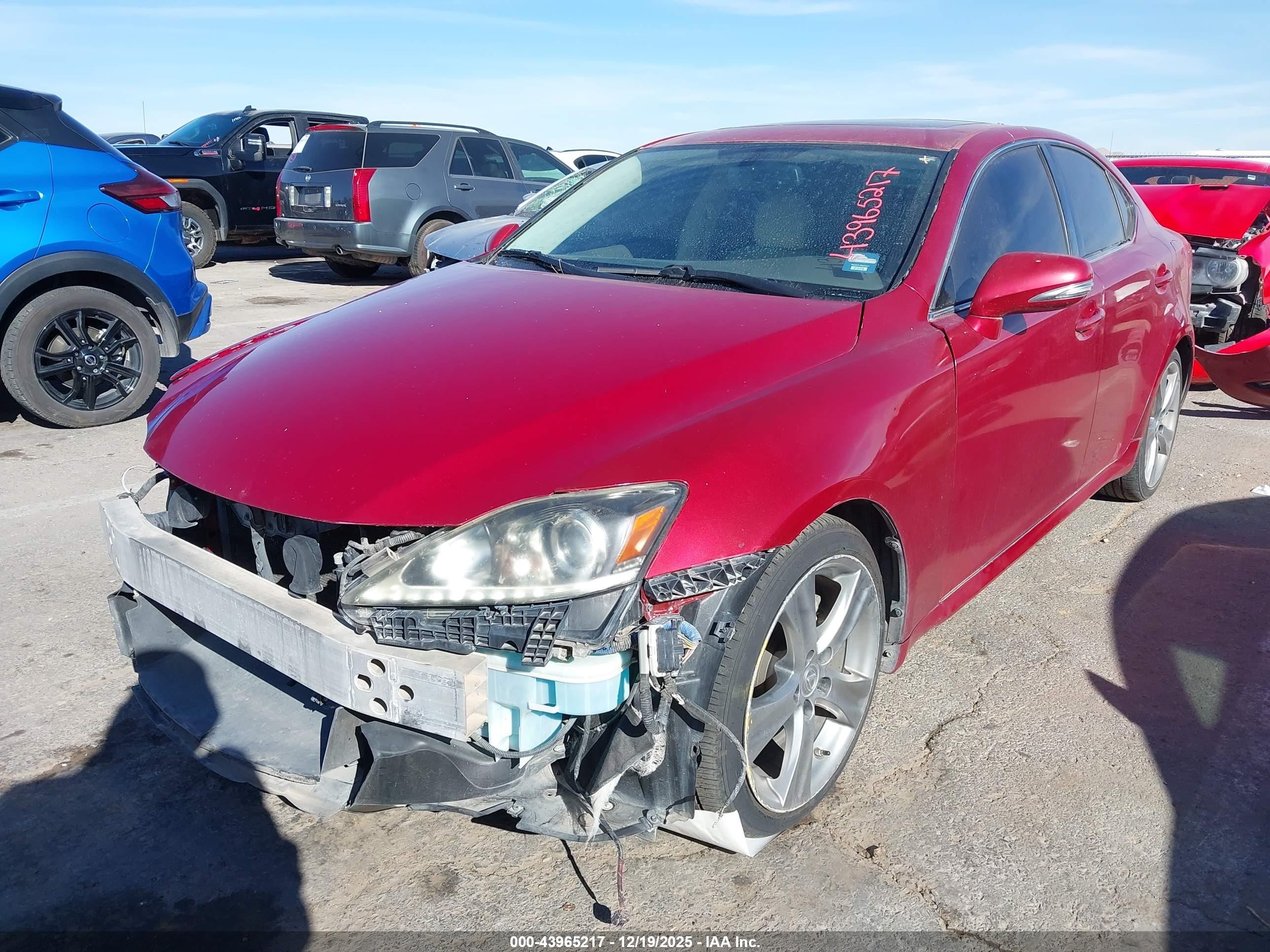 2012 Lexus Is 250   Brown vin: JTHBF5C21C5174117