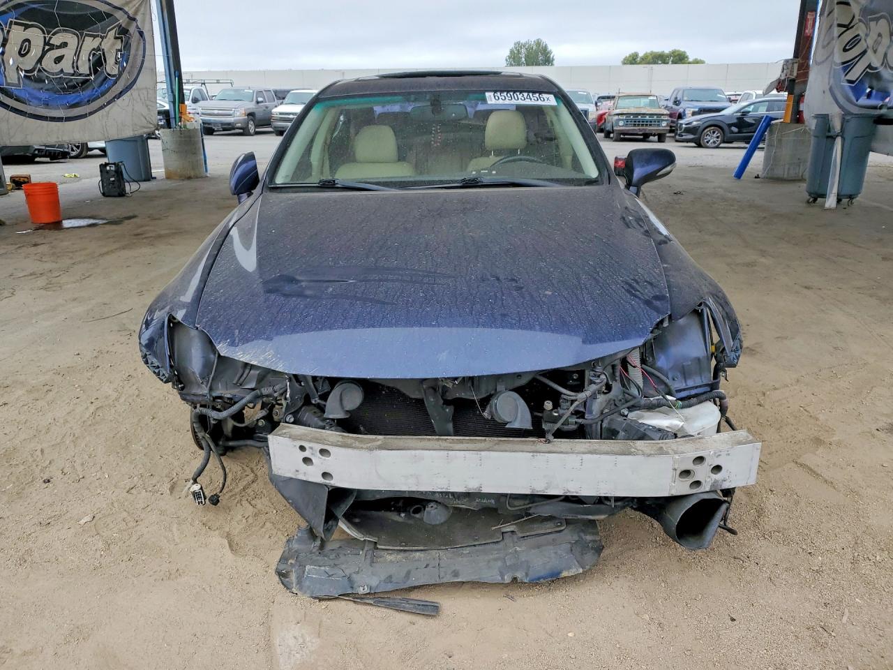 2012 Lexus Is 250 Base Blue vin: JTHBF5C21C5174943