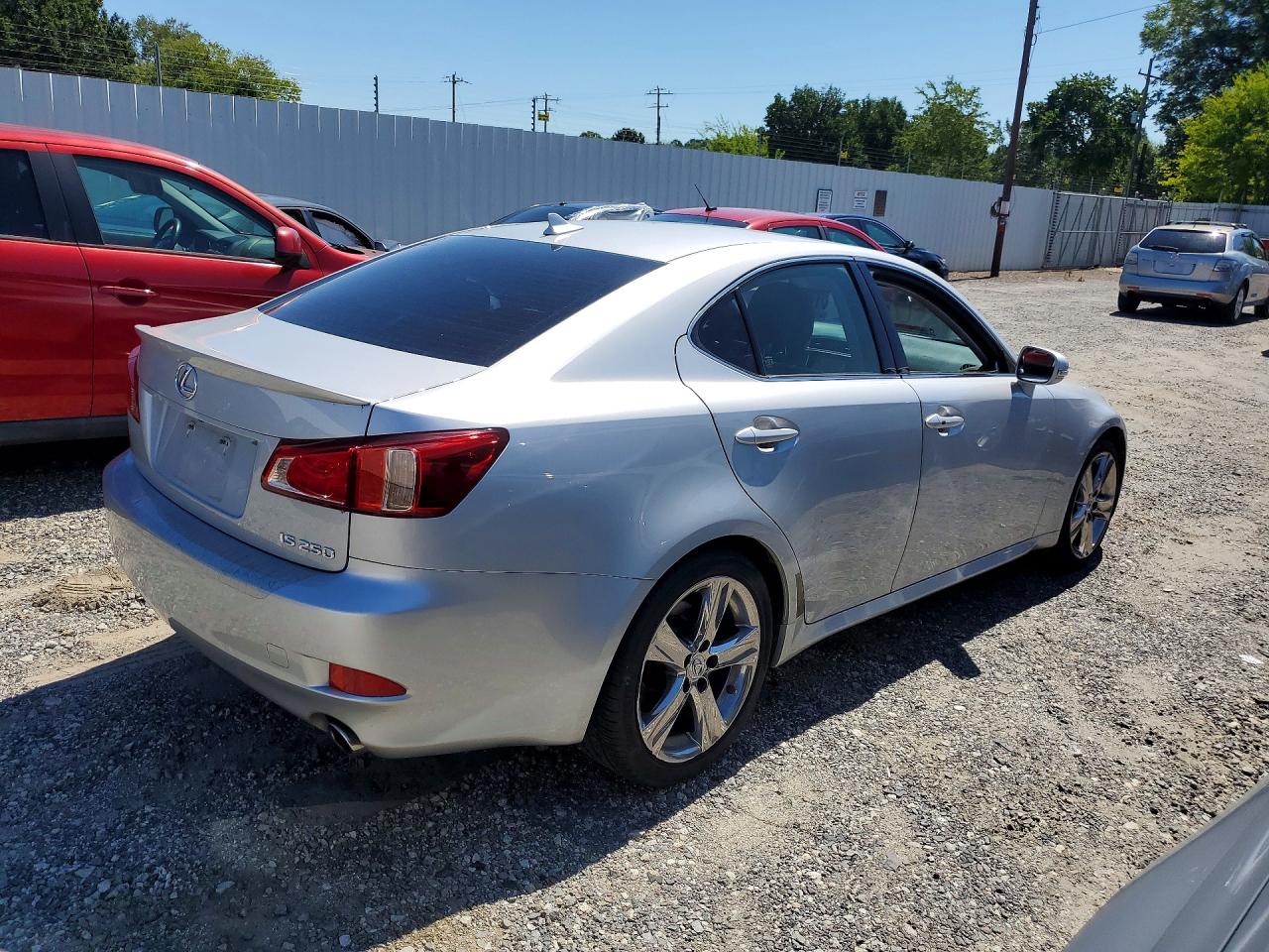 2012 Lexus Is 250 Base Серебряный vin: JTHBF5C21C5175378