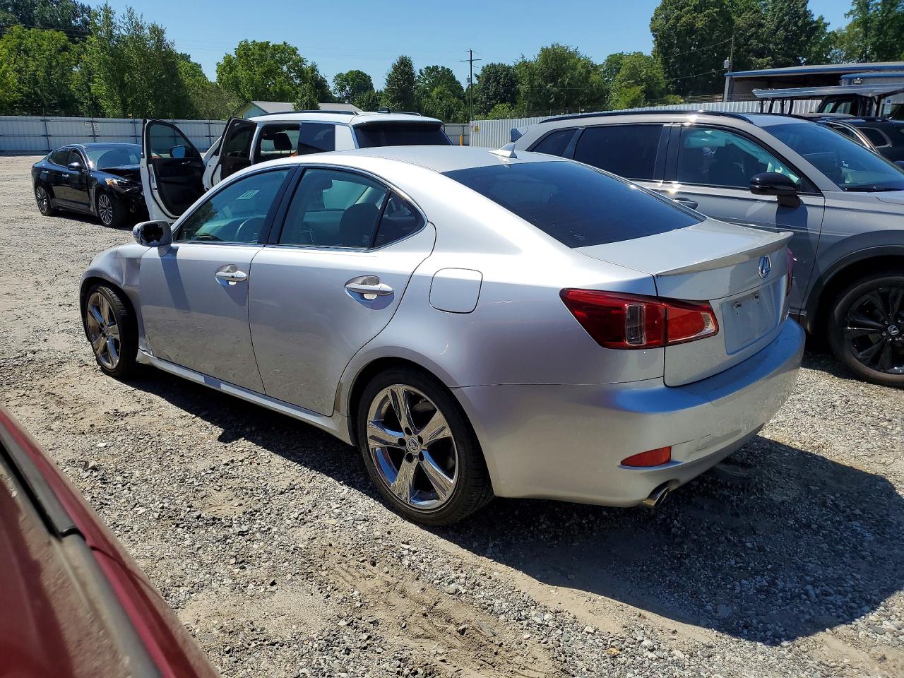2012 Lexus Is 250 Base Серебряный vin: JTHBF5C21C5175378