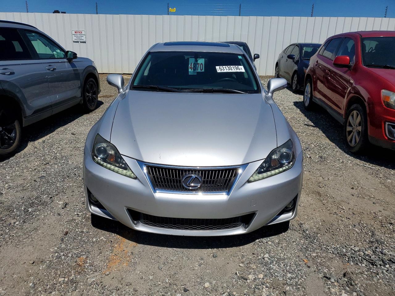 2012 Lexus Is 250 Base Серебряный vin: JTHBF5C21C5175378