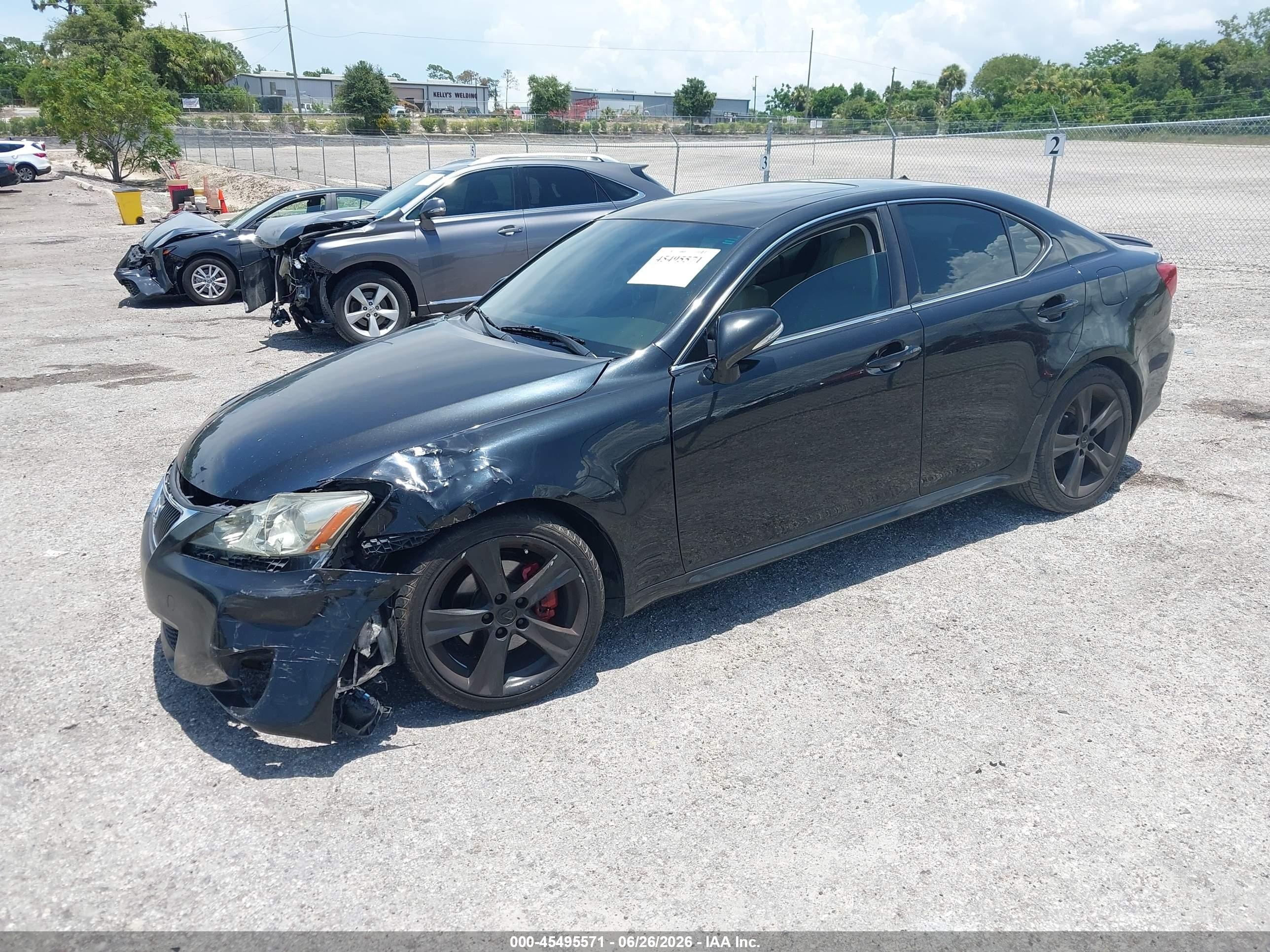 2012 Lexus Is 250   Black vin: JTHBF5C21C5184341